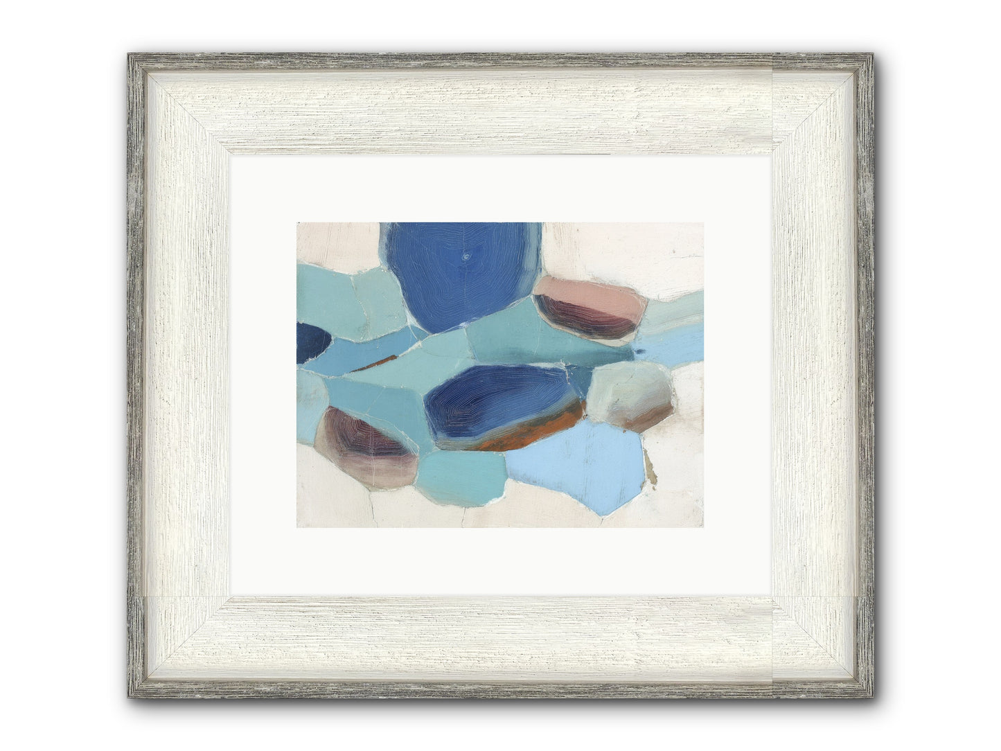 Osmosis Of Light Framed Print - Driftwood White 12x9