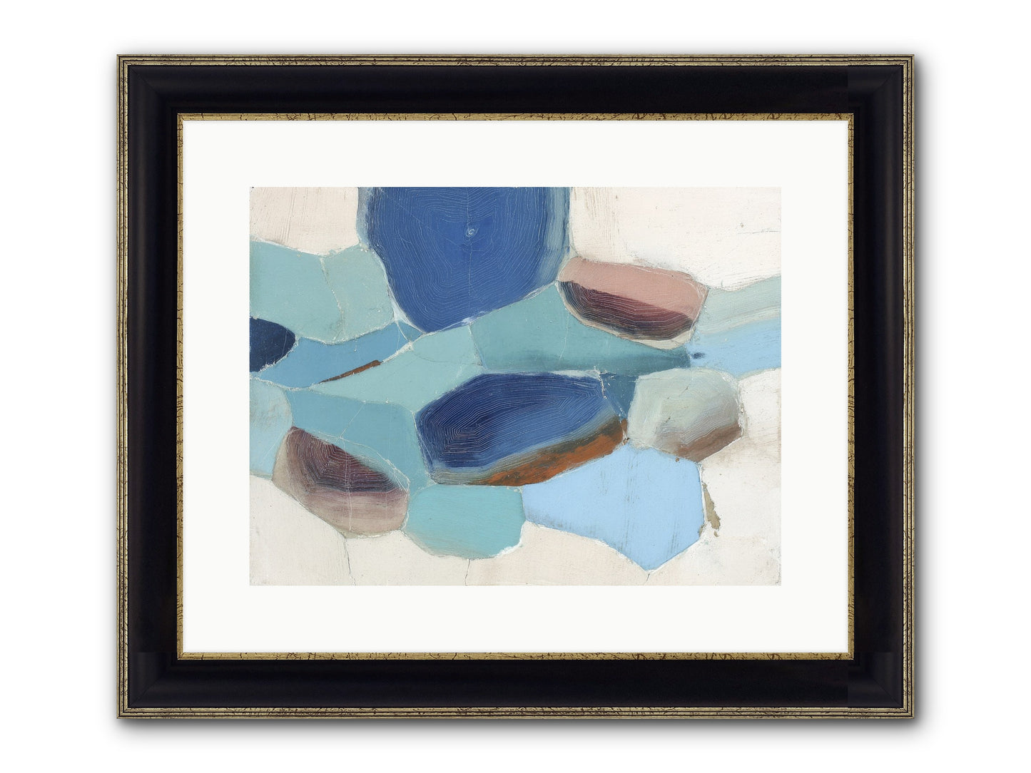 Osmosis Of Light Framed Print - Black & Gold 16x12