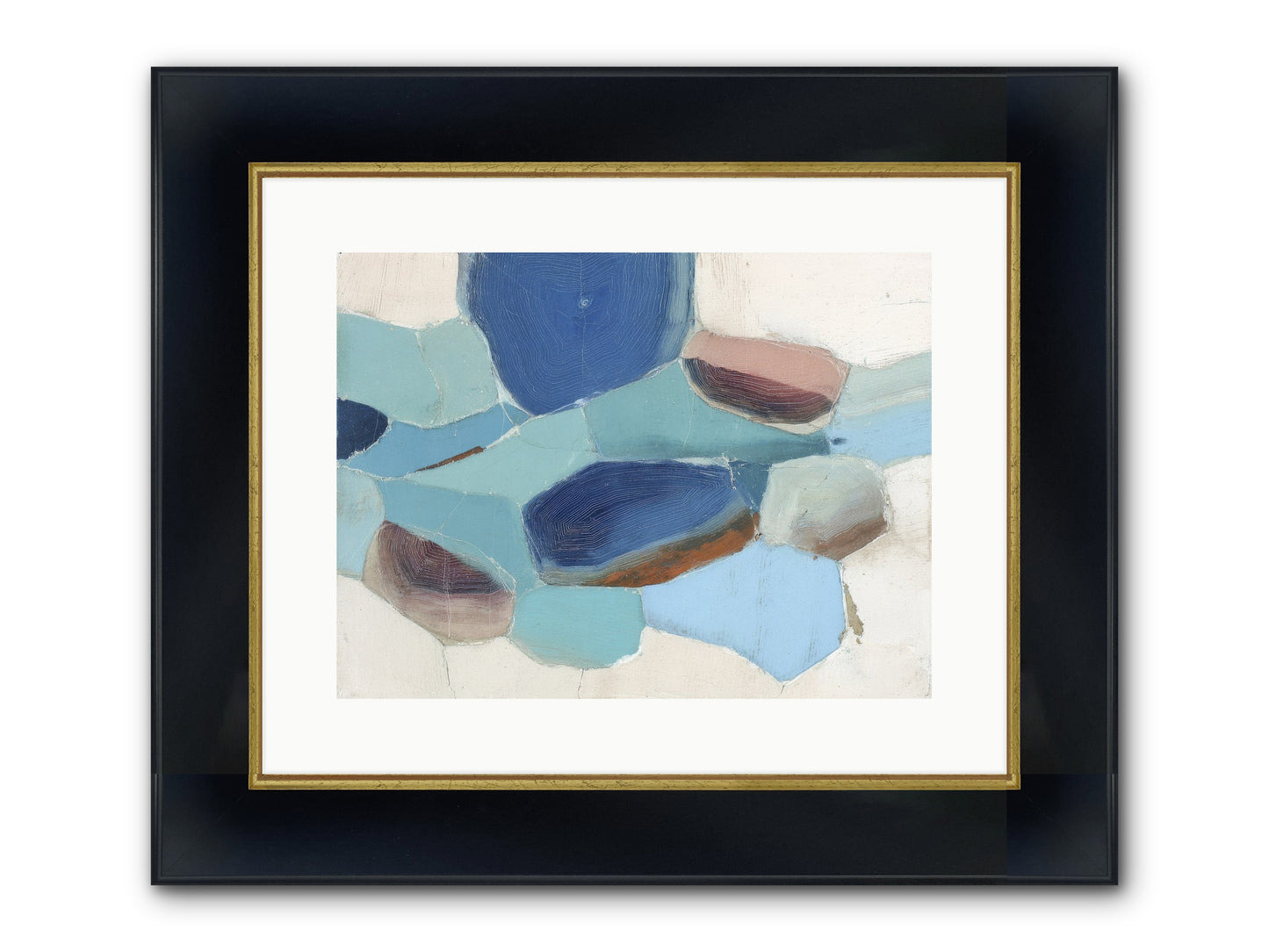 Osmosis Of Light Framed Print - Wide Black w/Gold 16x12