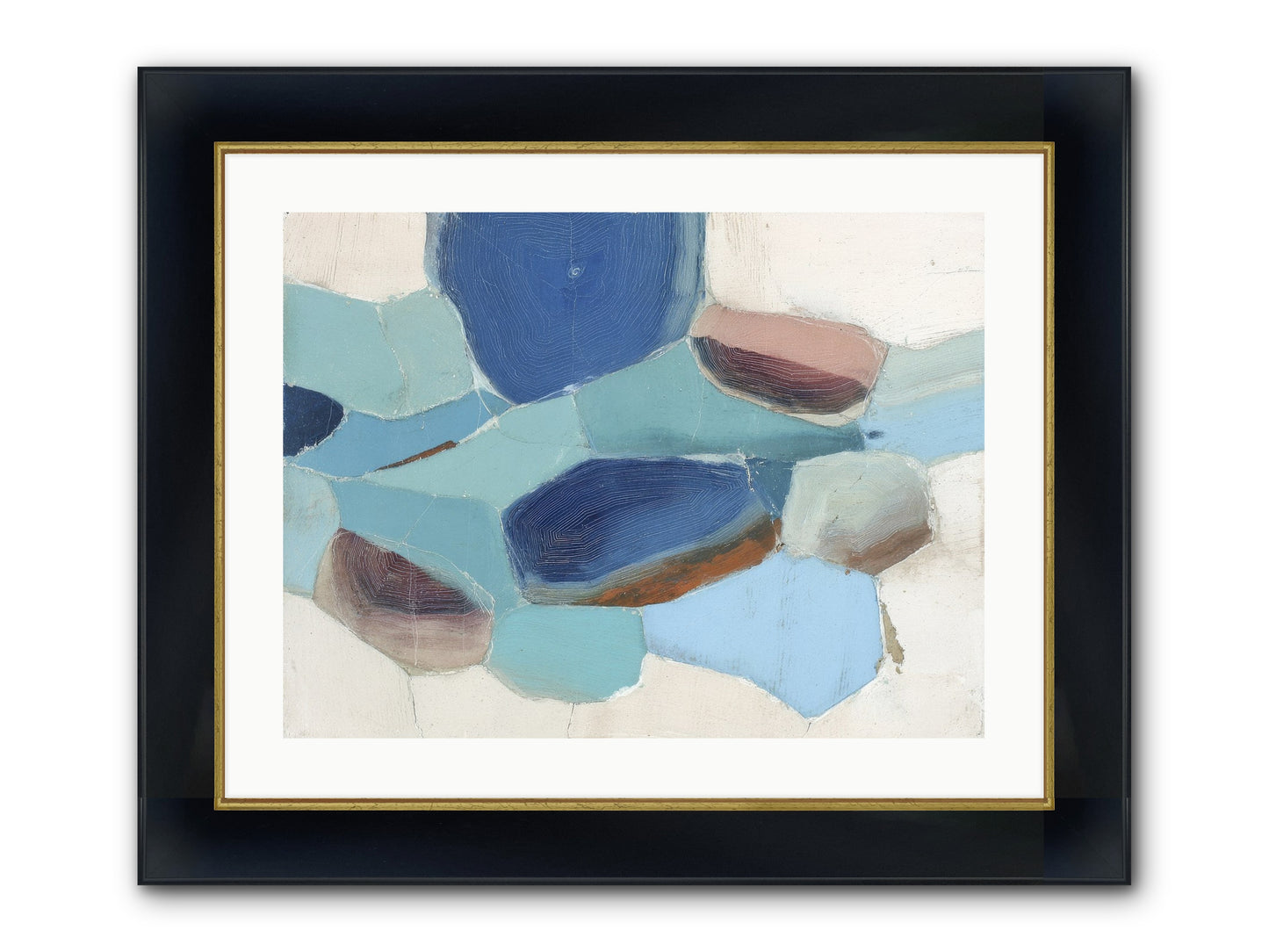 Osmosis Of Light Framed Print - Wide Black w/Gold 24x18