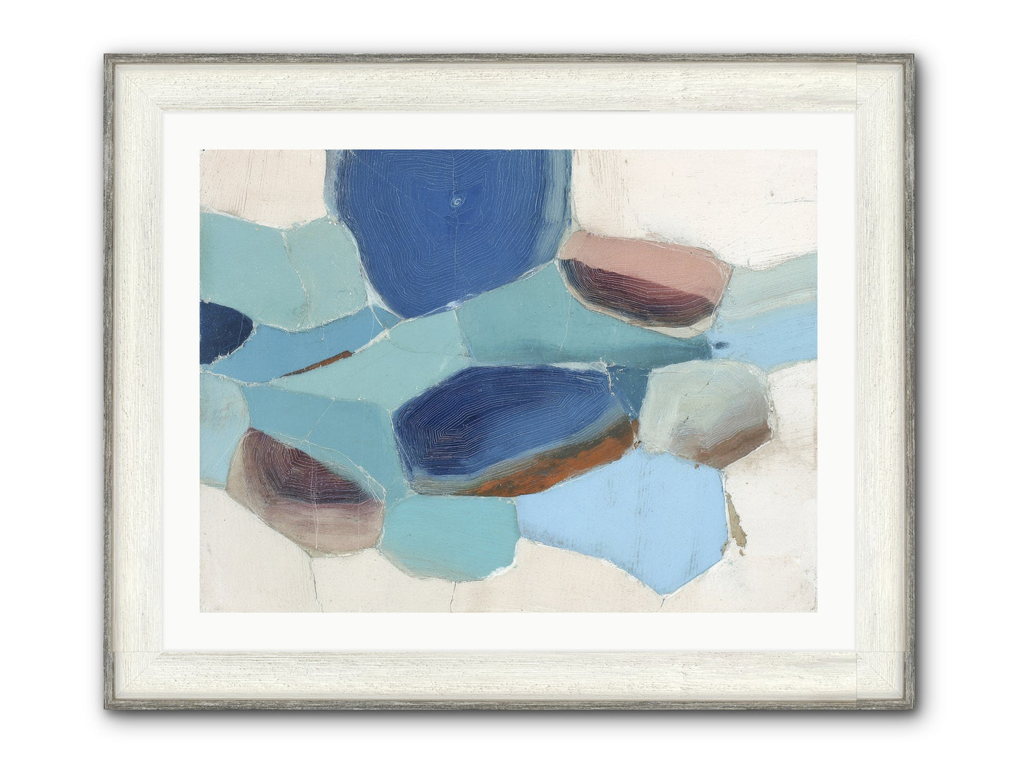 Osmosis Of Light Framed Print - Driftwood White 32x24