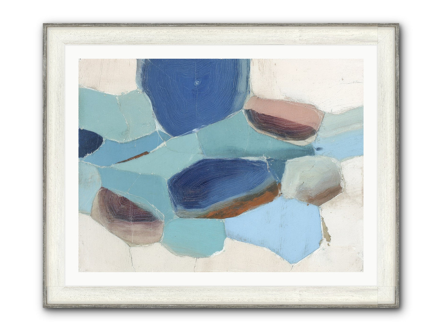 Osmosis Of Light Framed Print - Driftwood White 40x30