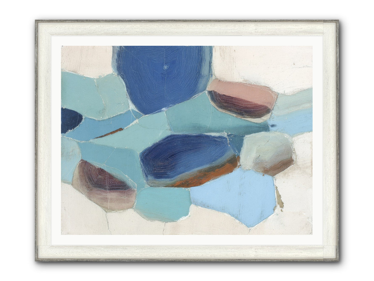 Osmosis Of Light Framed Print - Driftwood White 48x36