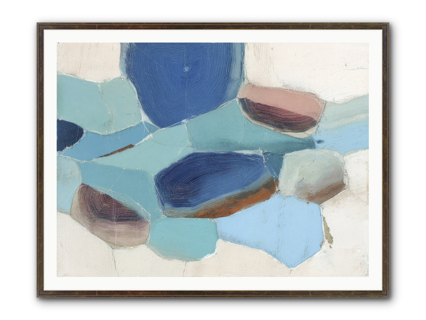 Osmosis Of Light Framed Print - Slimwoods Black/Gold 48x36