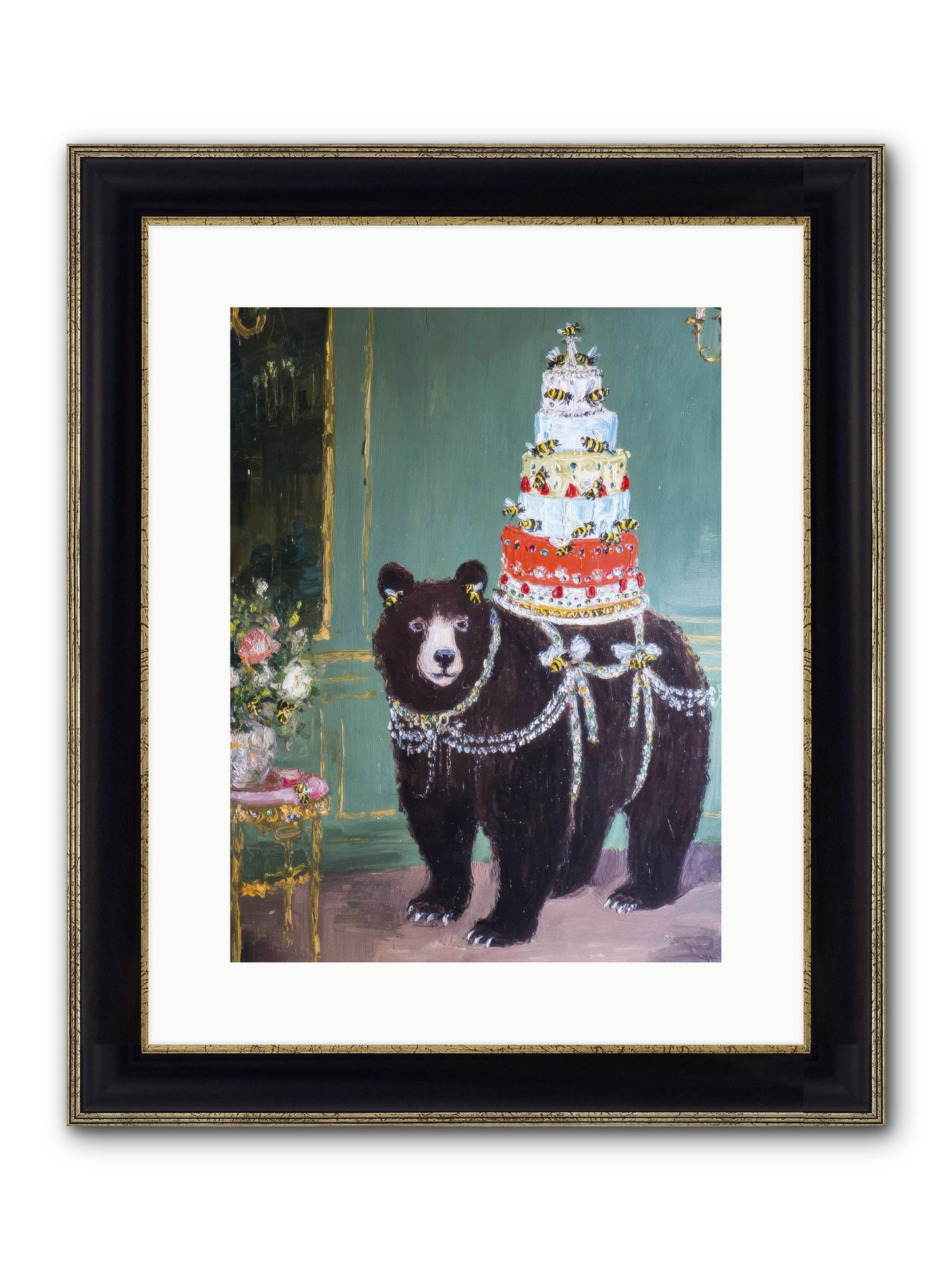 Our Darling Days Framed Print - Black & Gold 12x16