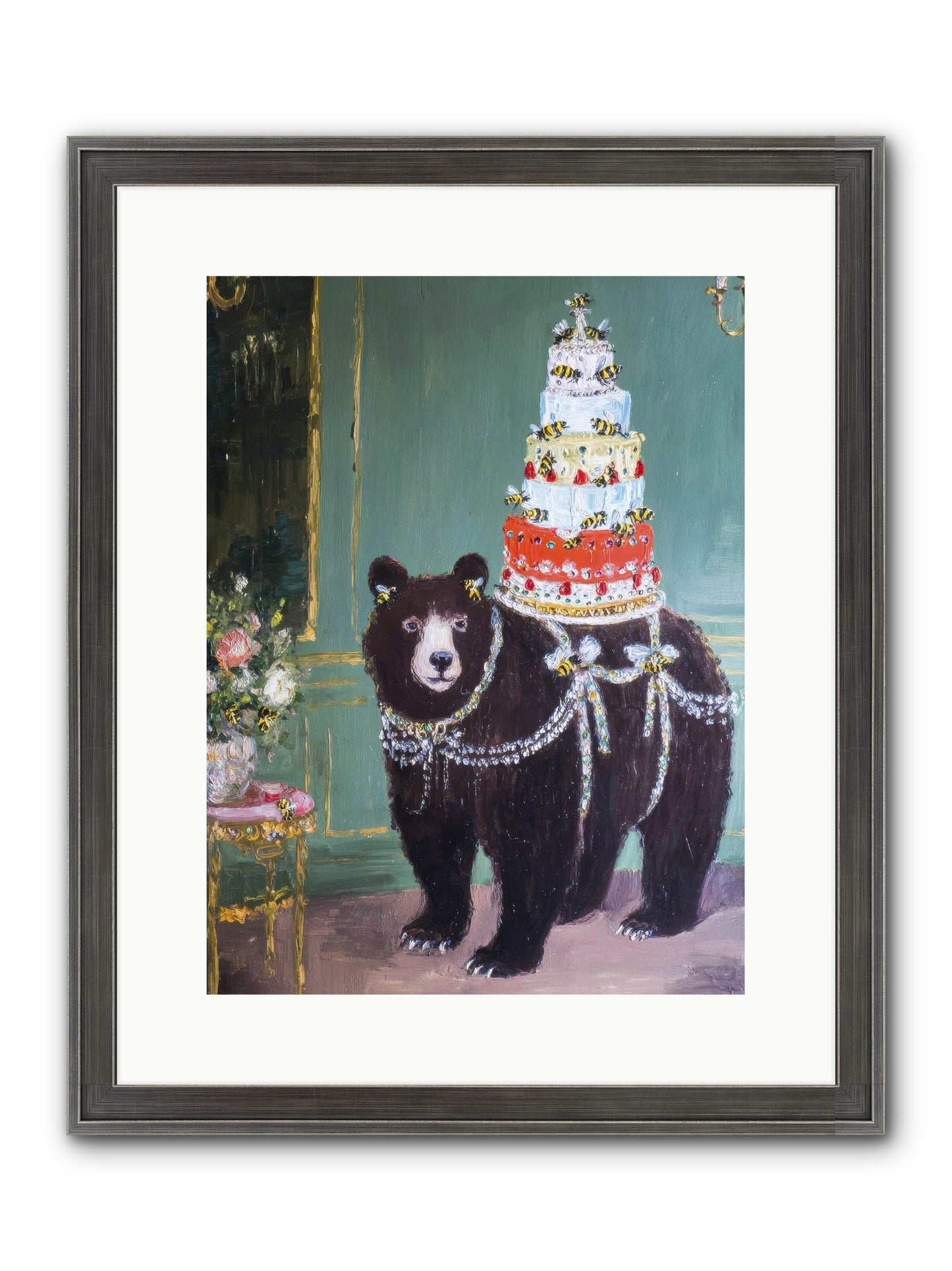 Our Darling Days Framed Print - Slimwoods Black/Silver 12x16