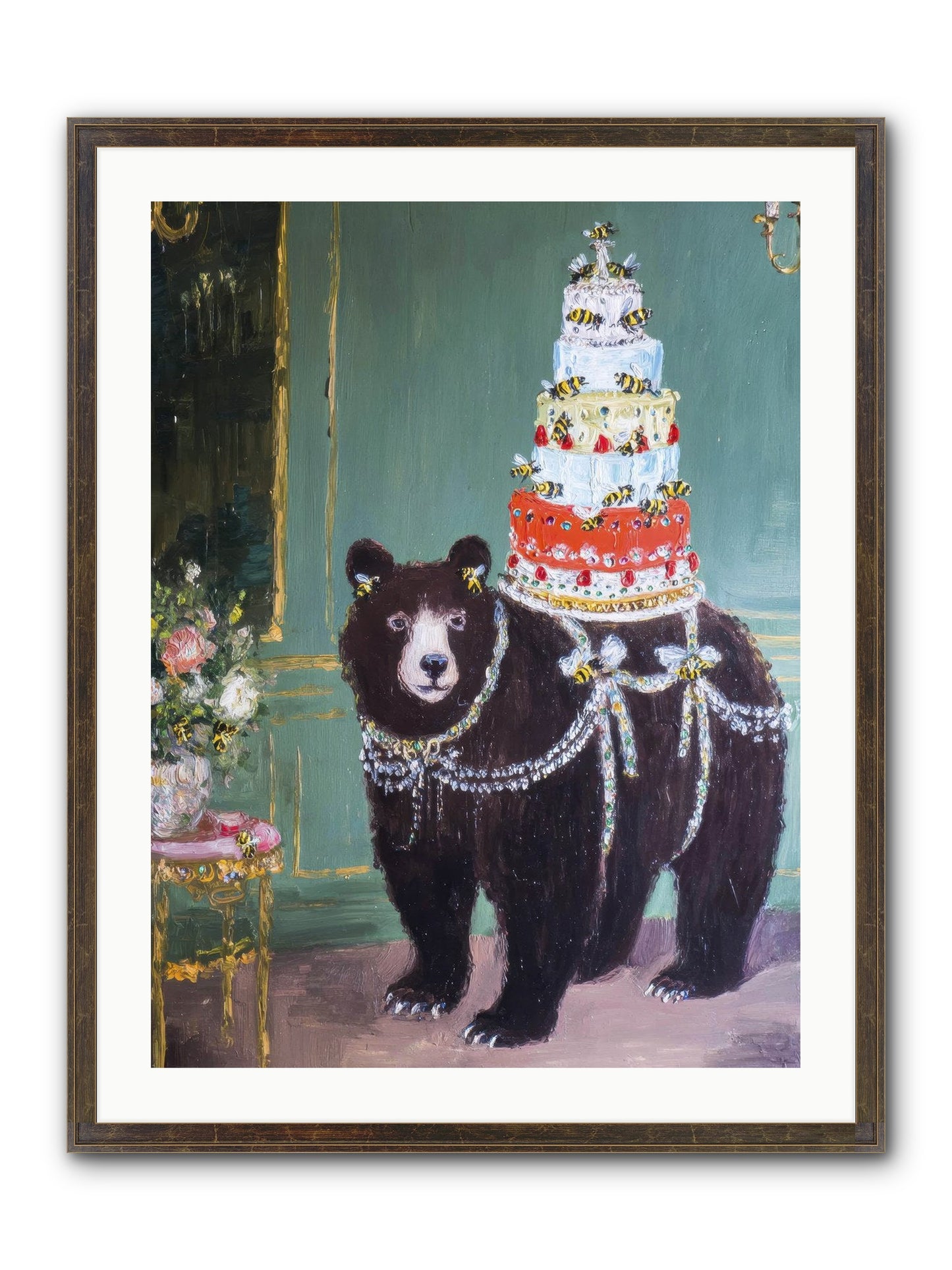 Our Darling Days Framed Print - Slimwoods Black/Gold 24x32