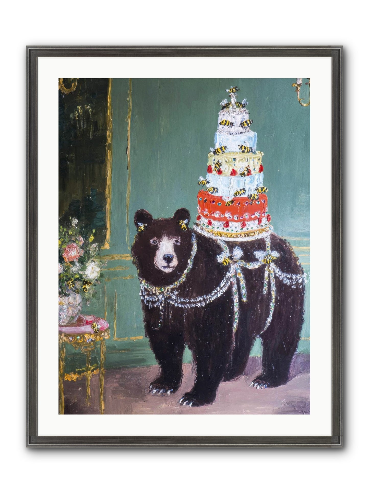 Our Darling Days Framed Print - Slimwoods Black/Silver 24x32