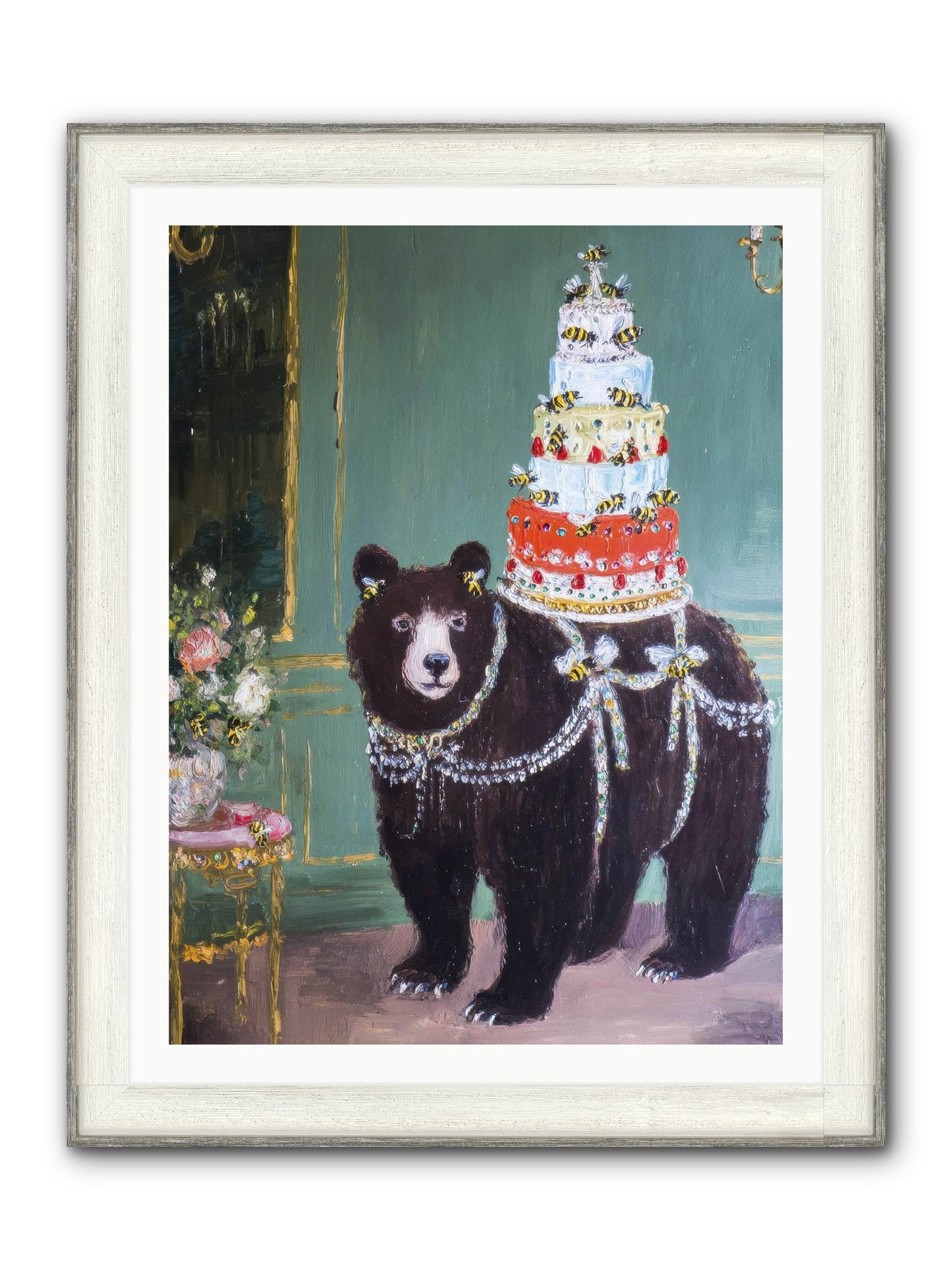 Our Darling Days Framed Print - Driftwood White 30x40