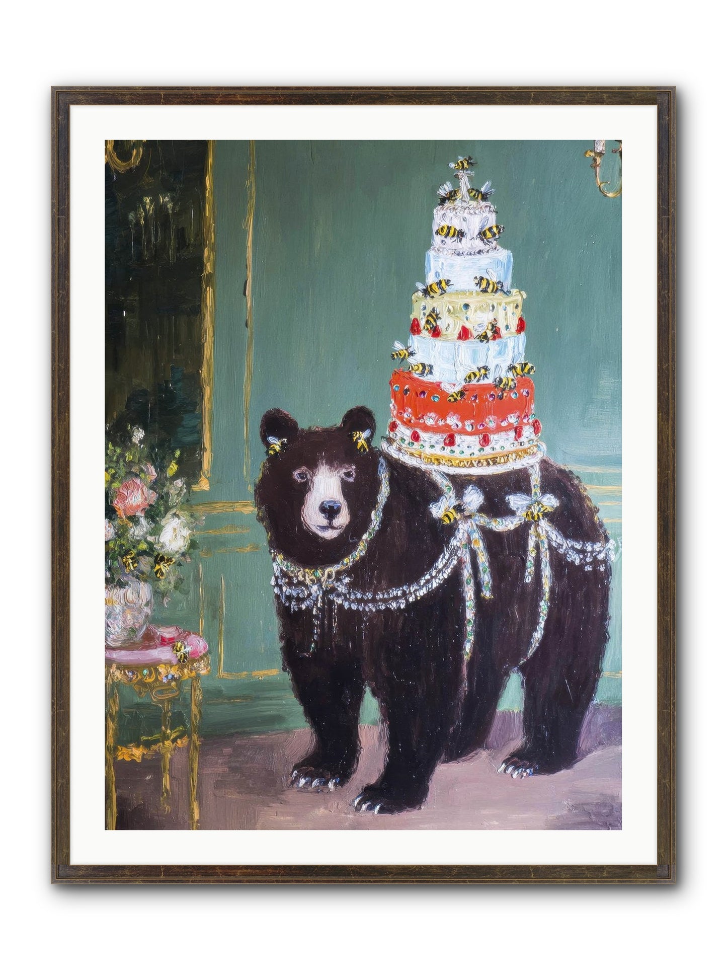 Our Darling Days Framed Print - Slimwoods Black/Gold 30x40