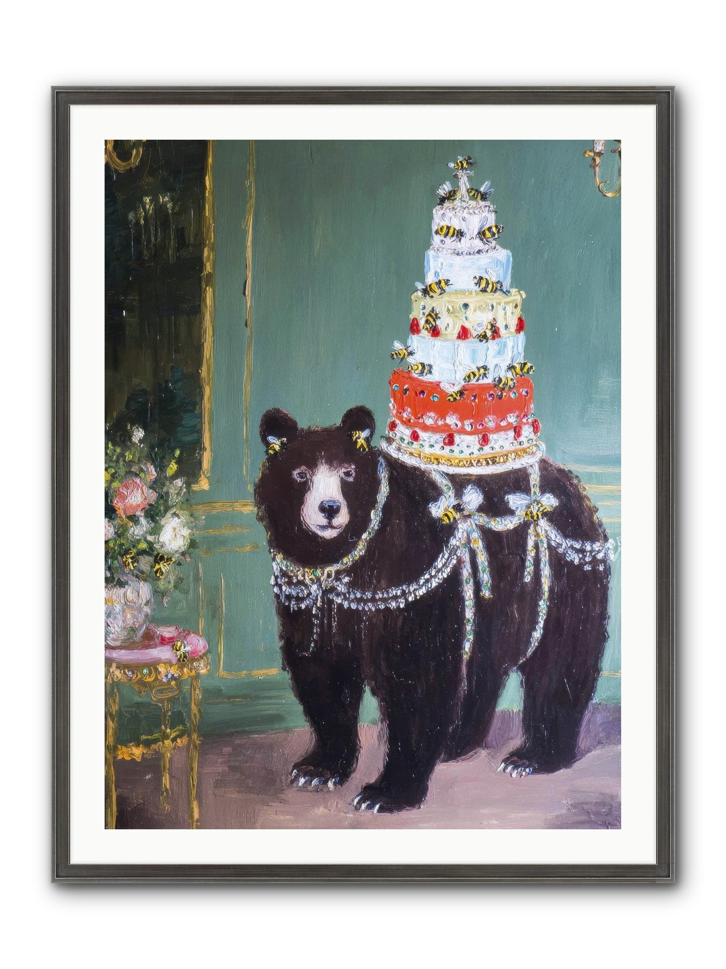 Our Darling Days Framed Print - Slimwoods Black/Silver 30x40