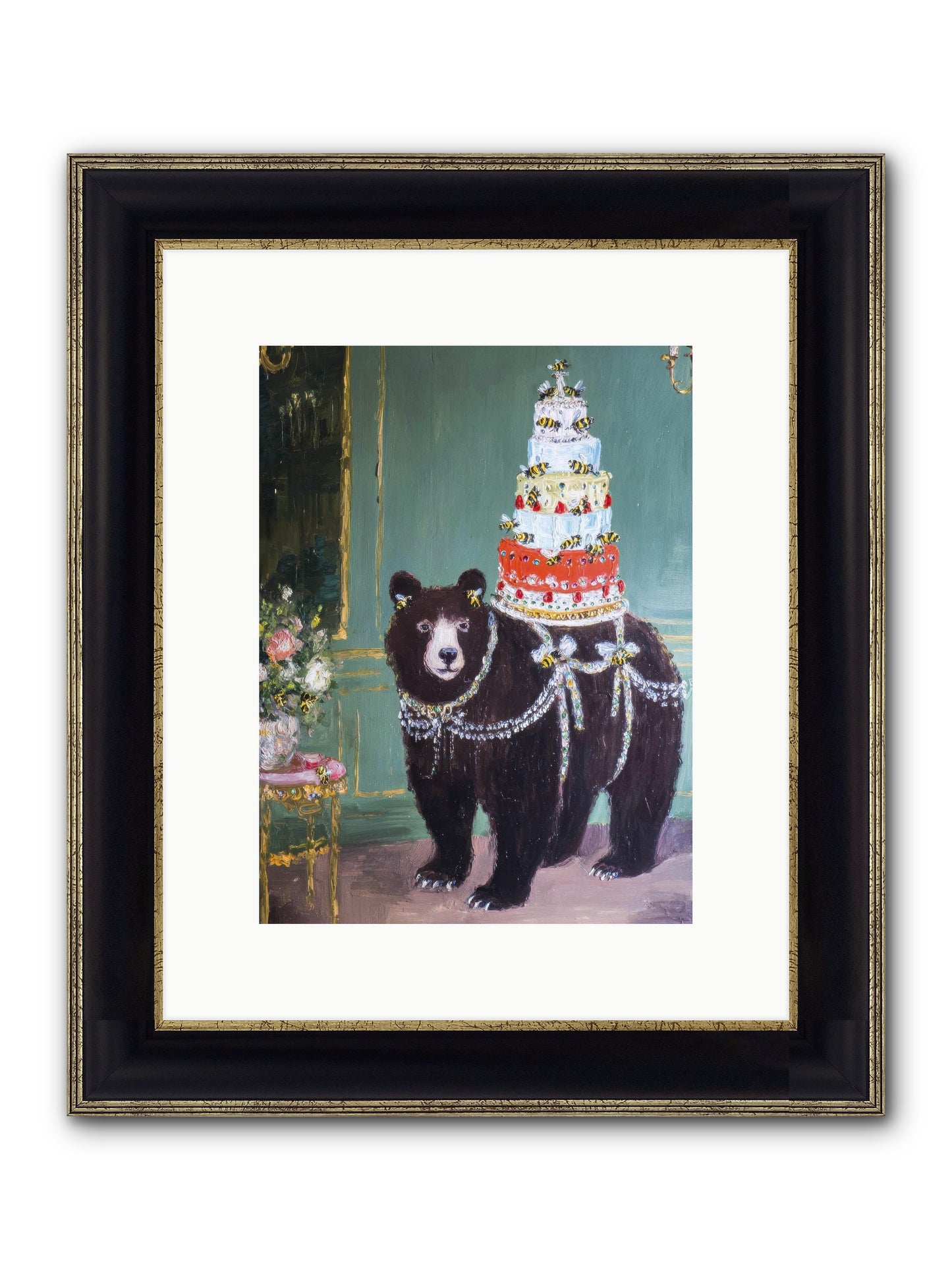 Our Darling Days Framed Print - Black & Gold 9x12