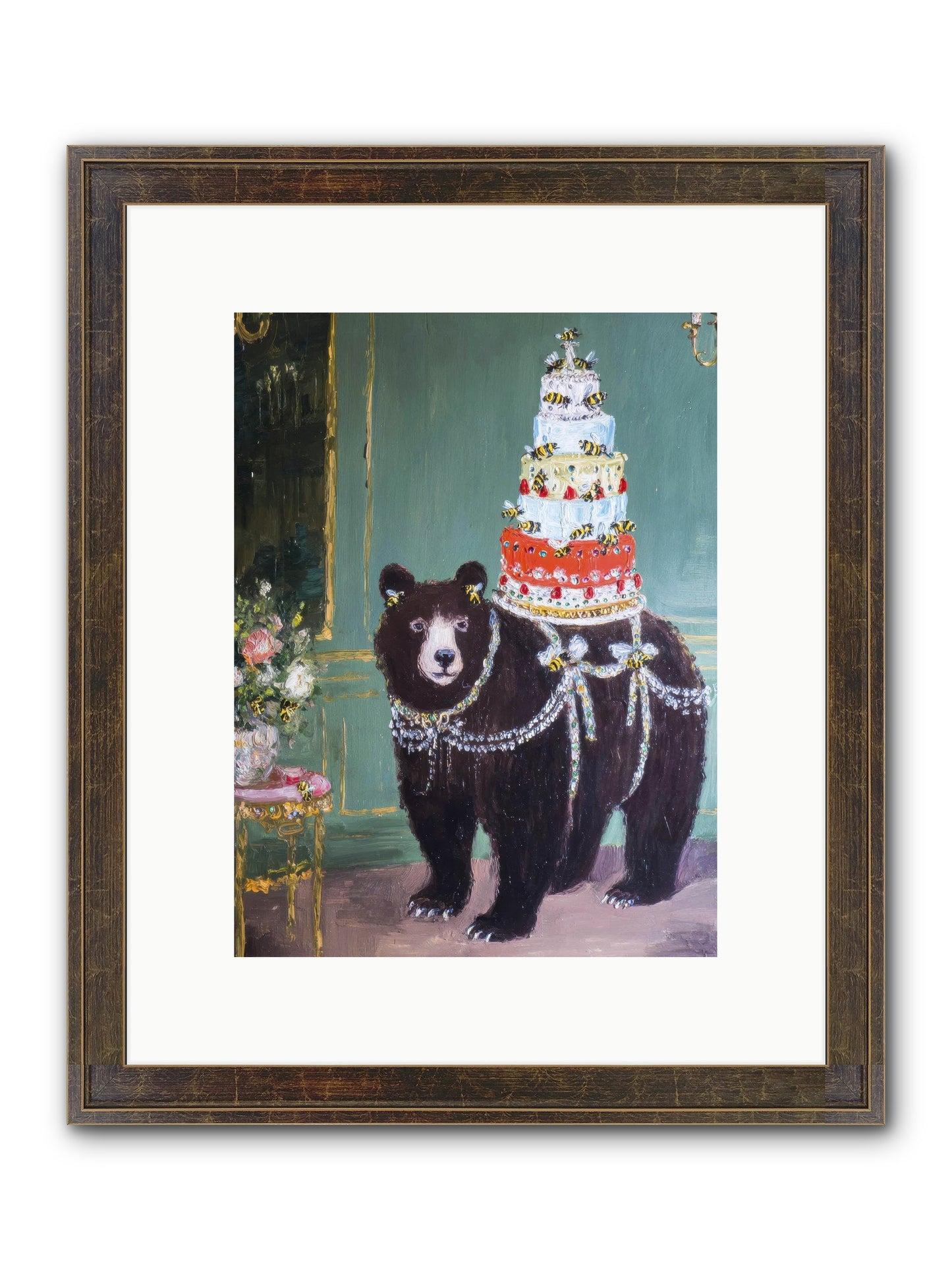Our Darling Days Framed Print - Slimwoods Black/Gold 9x12