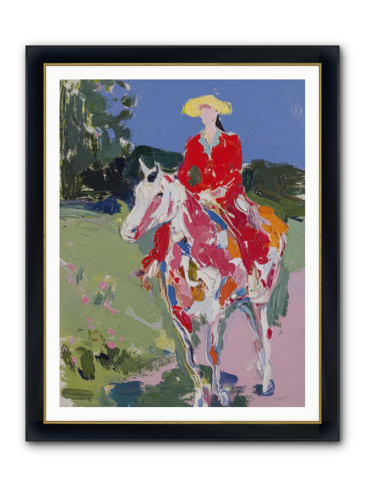 Our Friday Tradition Framed Print - Wide Black w/Gold 36x48