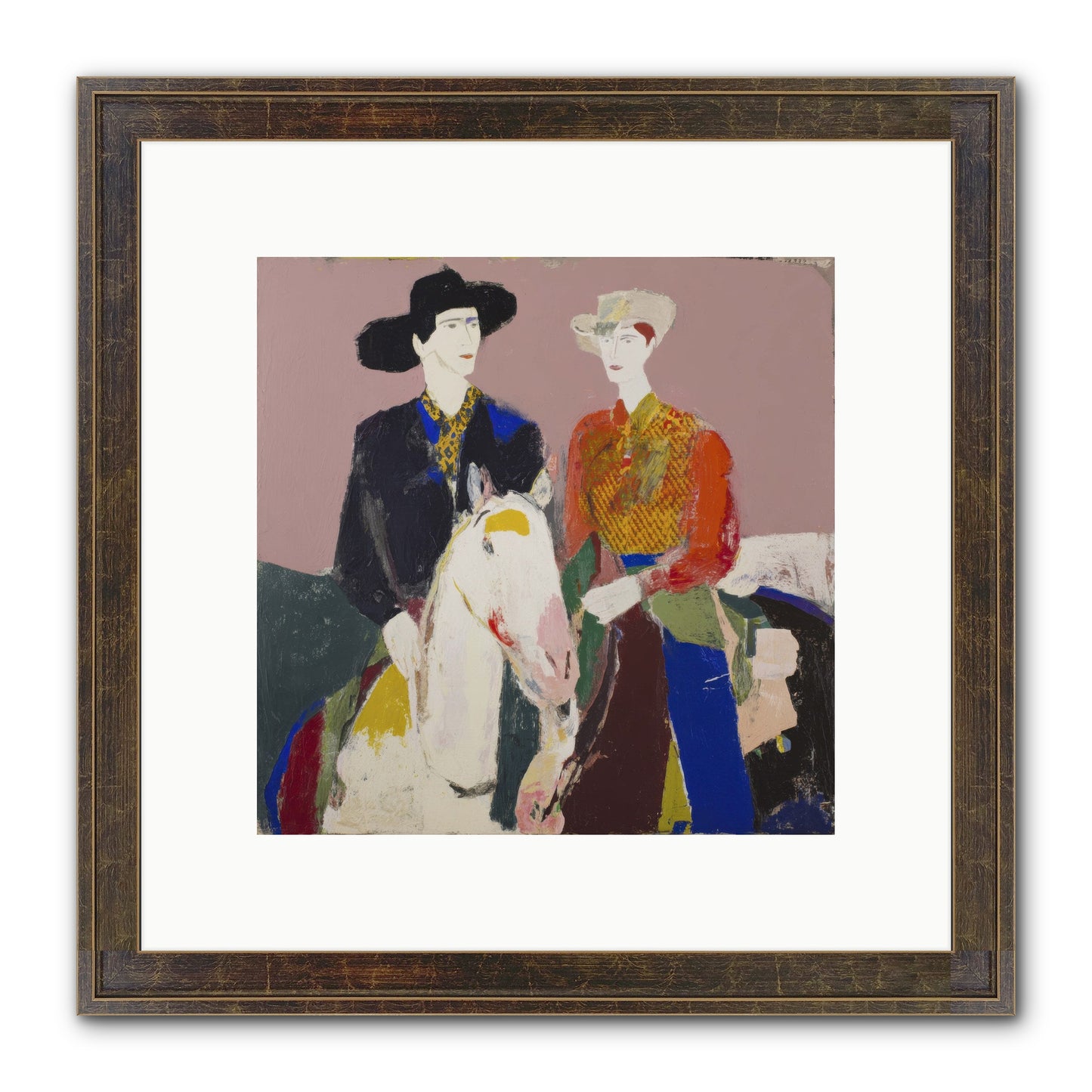 Over The Summit's Secret Framed Print - Slimwoods Black/Gold 10x10