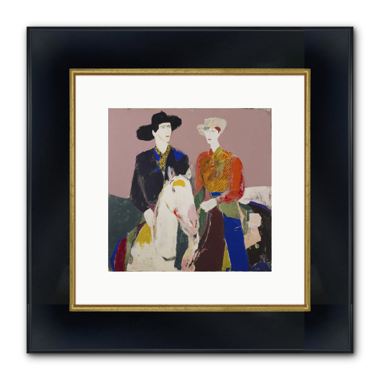 Over The Summit's Secret Framed Print - Wide Black w/Gold 10x10