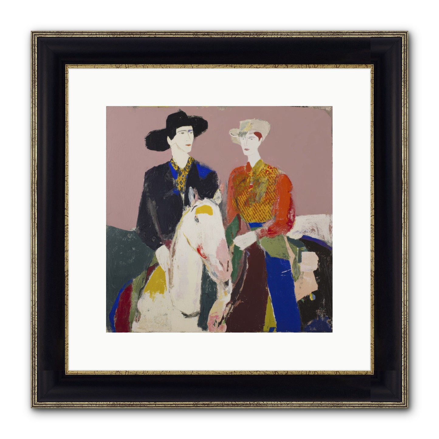 Over The Summit's Secret Framed Print - Black & Gold 12x12