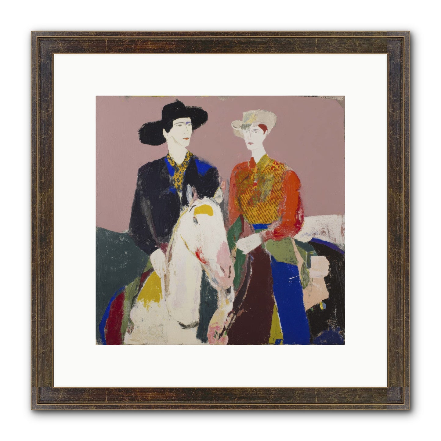 Over The Summit's Secret Framed Print - Slimwoods Black/Gold 12x12