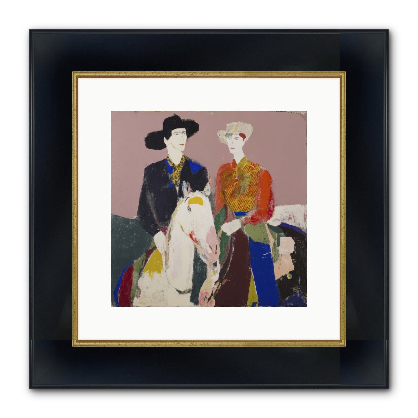 Over The Summit's Secret Framed Print - Wide Black w/Gold 12x12