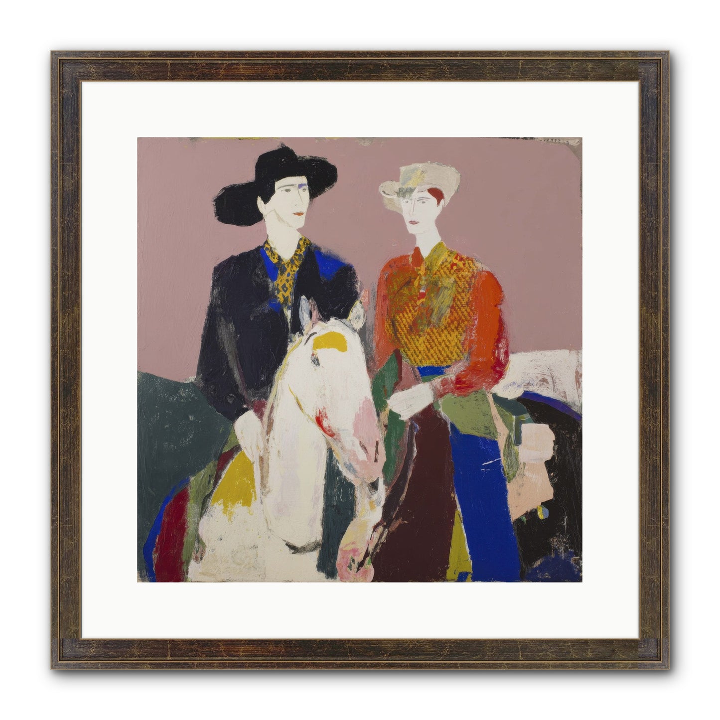 Over The Summit's Secret Framed Print - Slimwoods Black/Gold 16x16