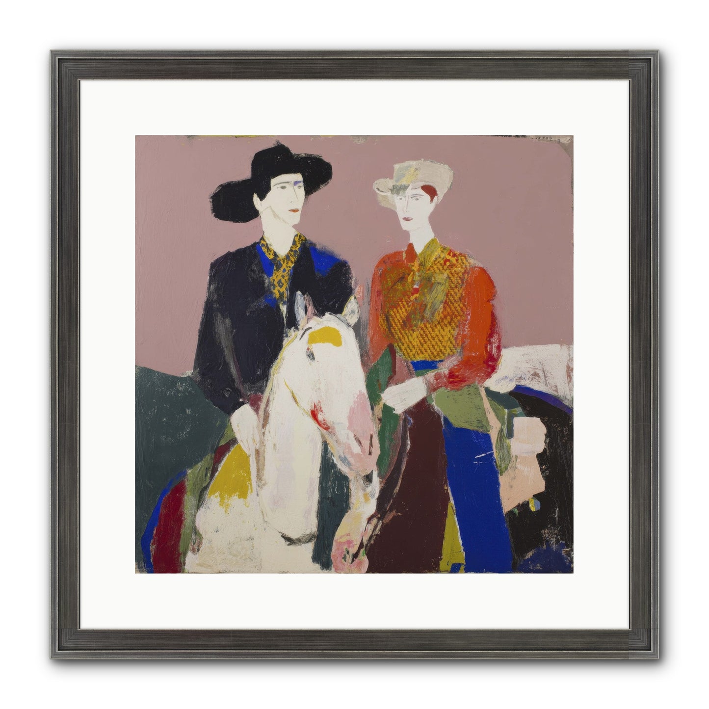Over The Summit's Secret Framed Print - Slimwoods Black/Silver 16x16
