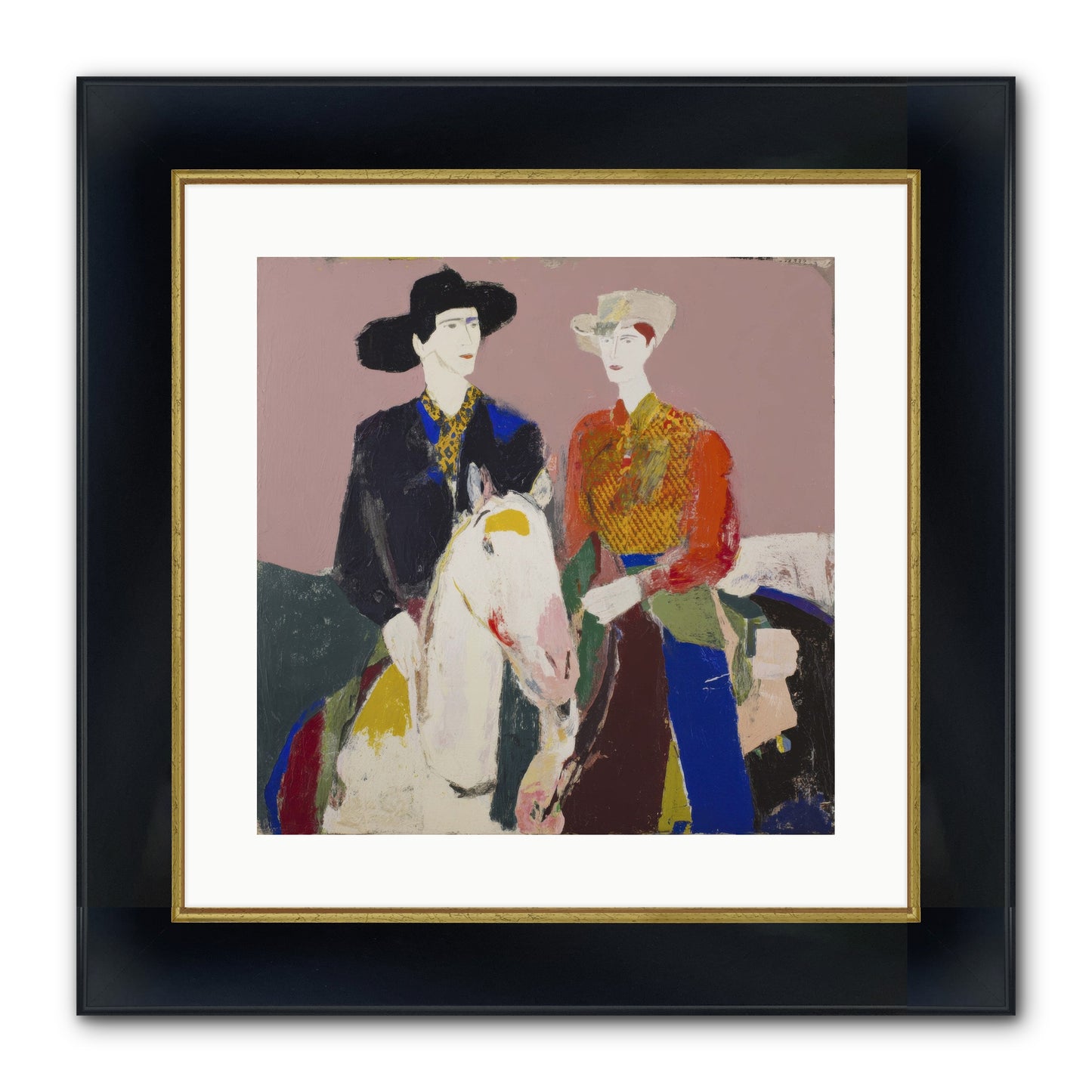 Over The Summit's Secret Framed Print - Wide Black w/Gold 16x16