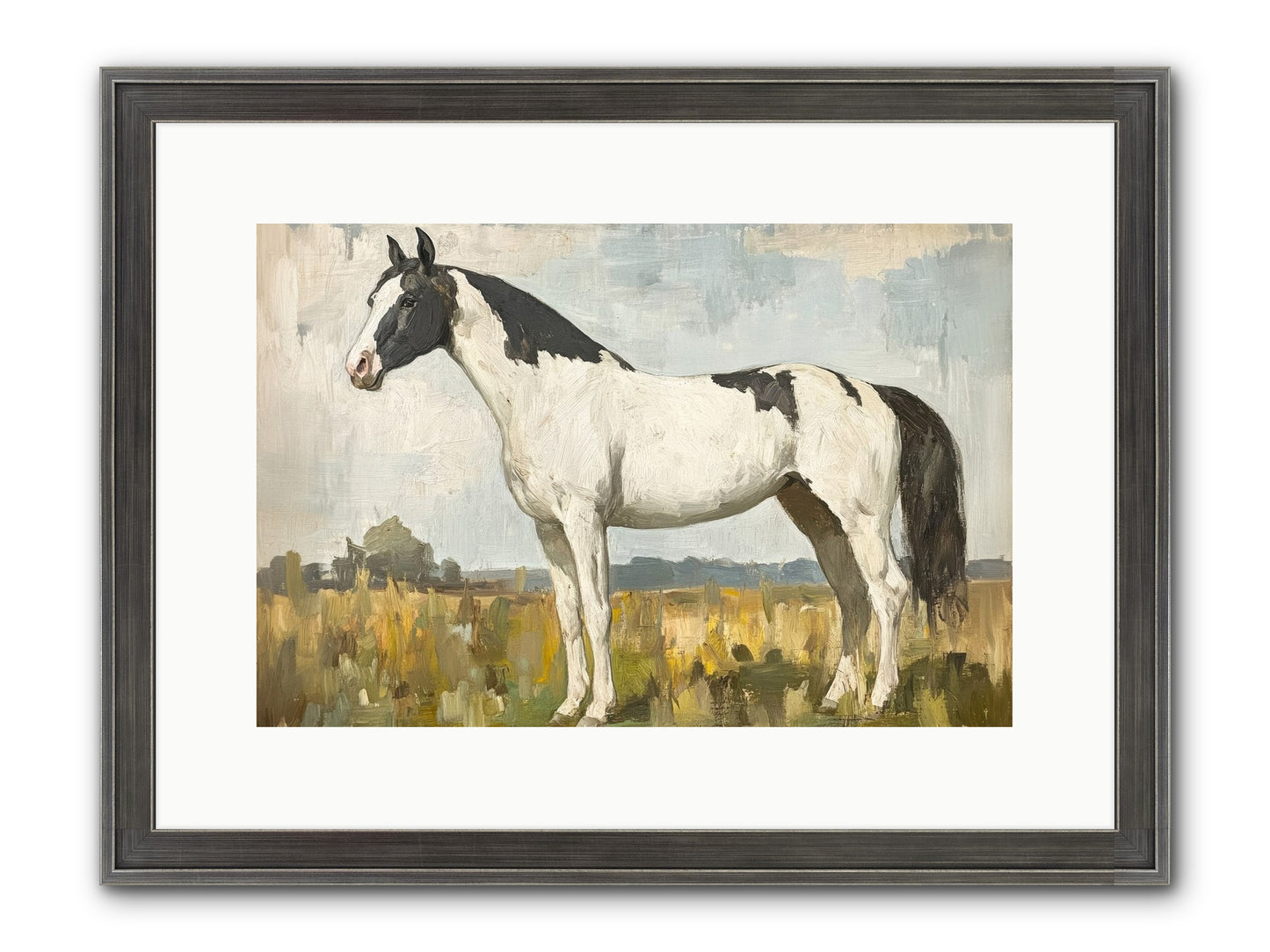 Paddock Prestige Framed Print - Slimwoods Black/Silver 15x10