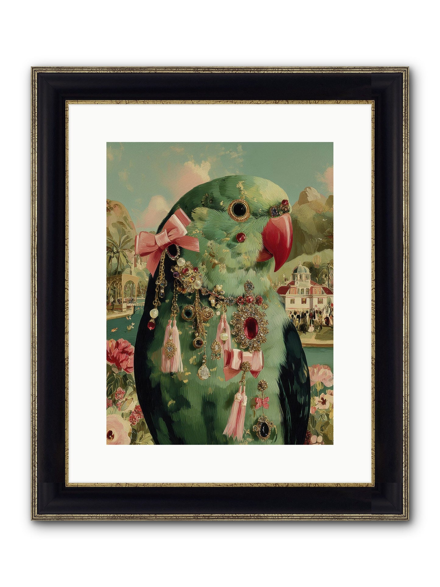 Pages Beneath The Sky No.2 Framed Print - Black & Gold 12x16