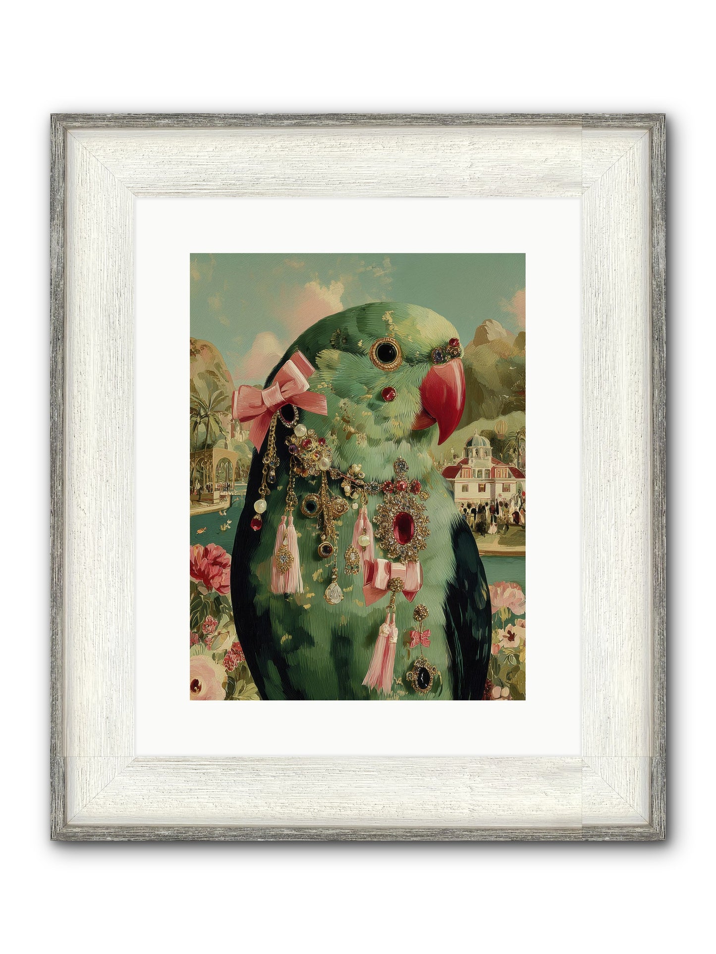 Pages Beneath The Sky No.2 Framed Print - Driftwood White 12x16
