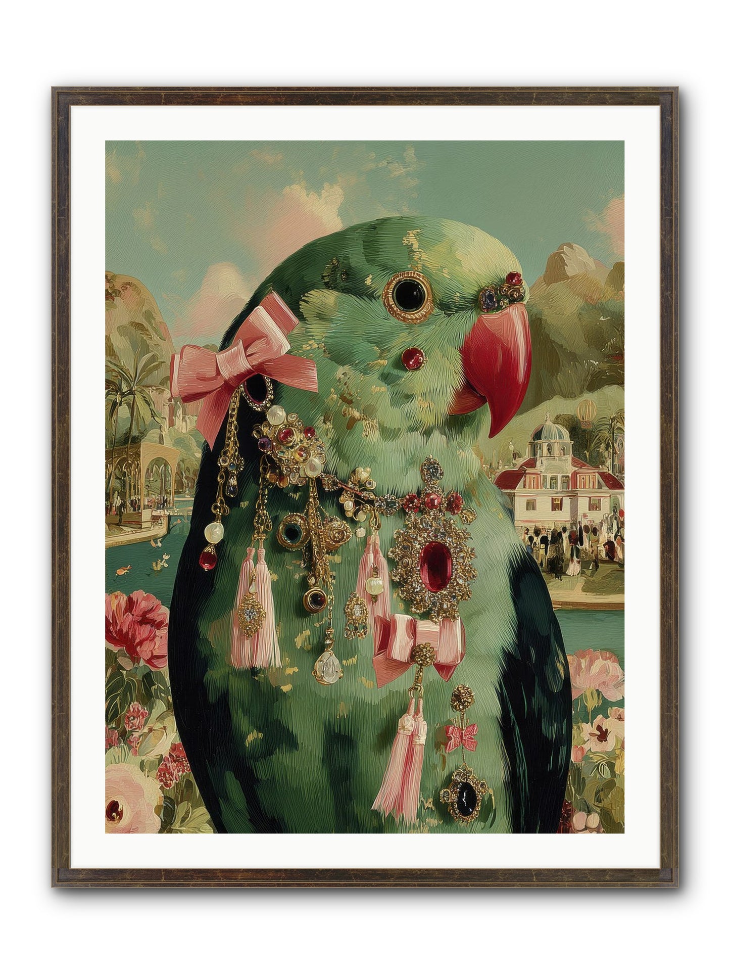 Pages Beneath The Sky No.2 Framed Print - Slimwoods Black/Gold 30x40