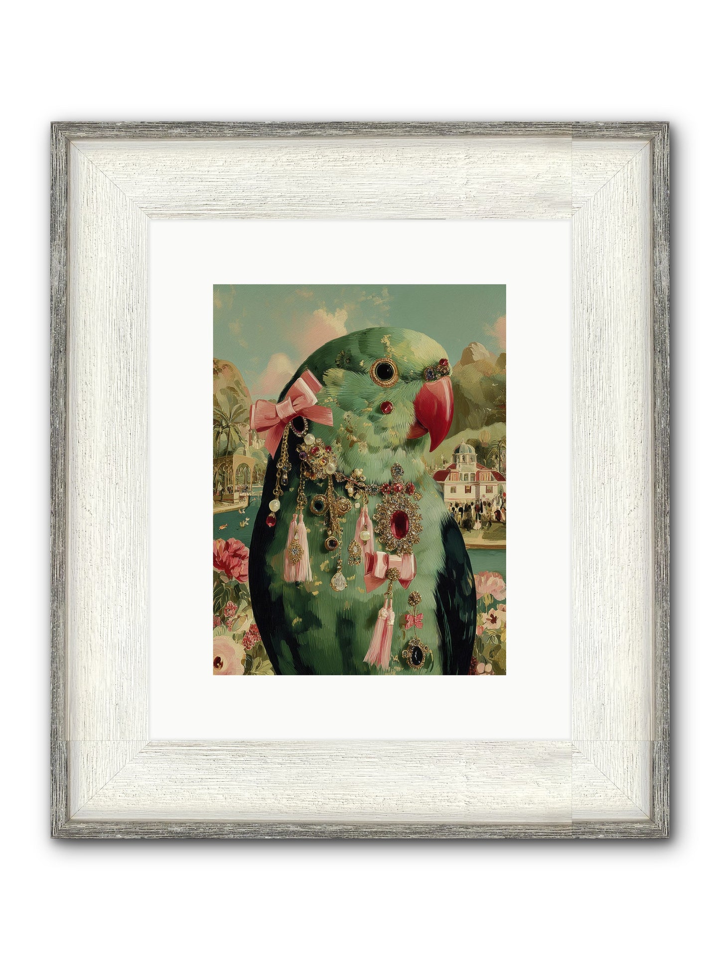 Pages Beneath The Sky No.2 Framed Print - Driftwood White 9x12