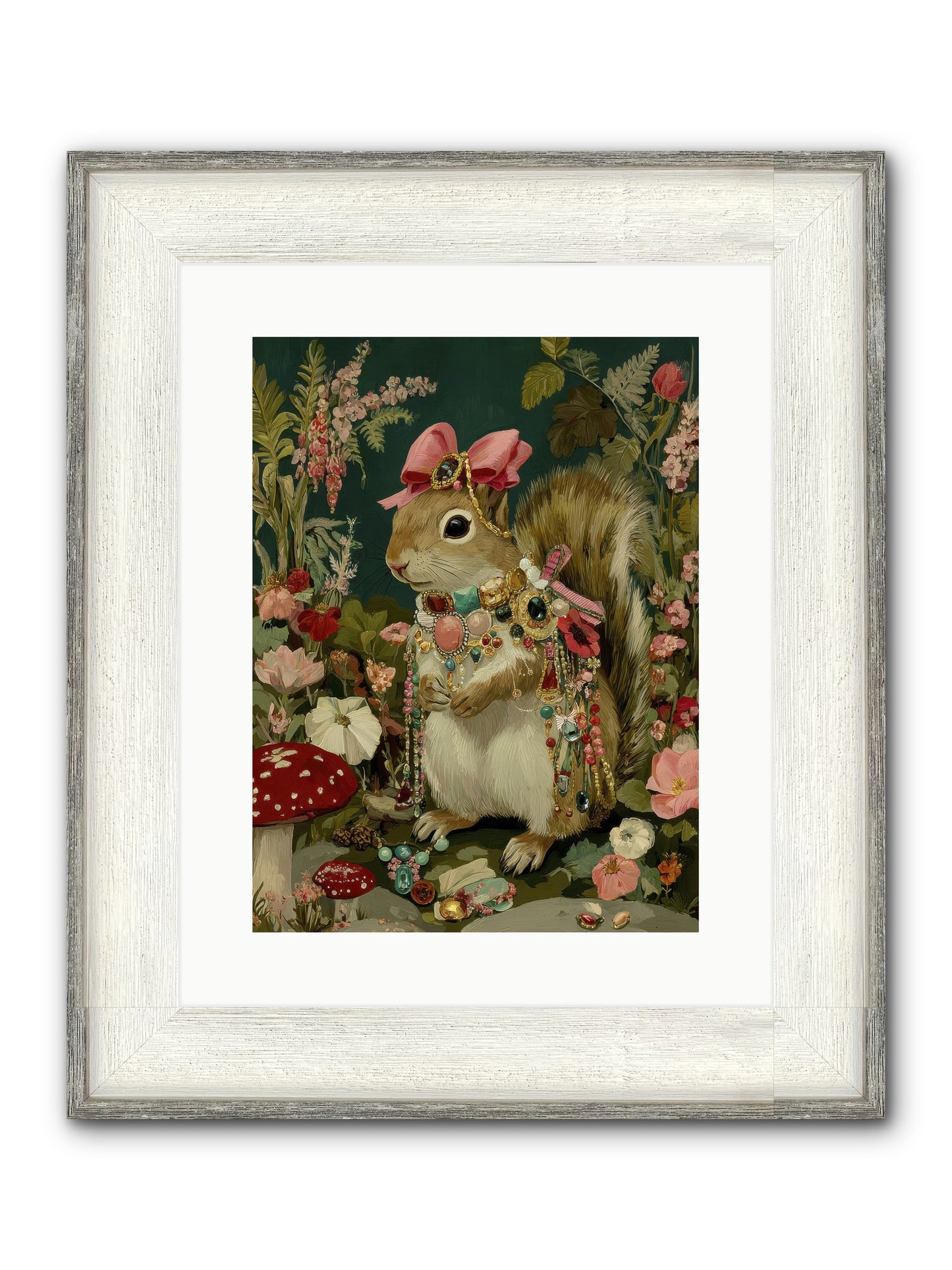 Pages From Quiet Corners No.1 Framed Print - Driftwood White 12x16