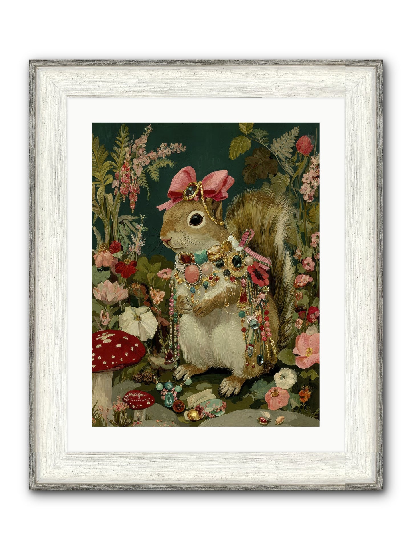 Pages From Quiet Corners No.1 Framed Print - Driftwood White 18x24