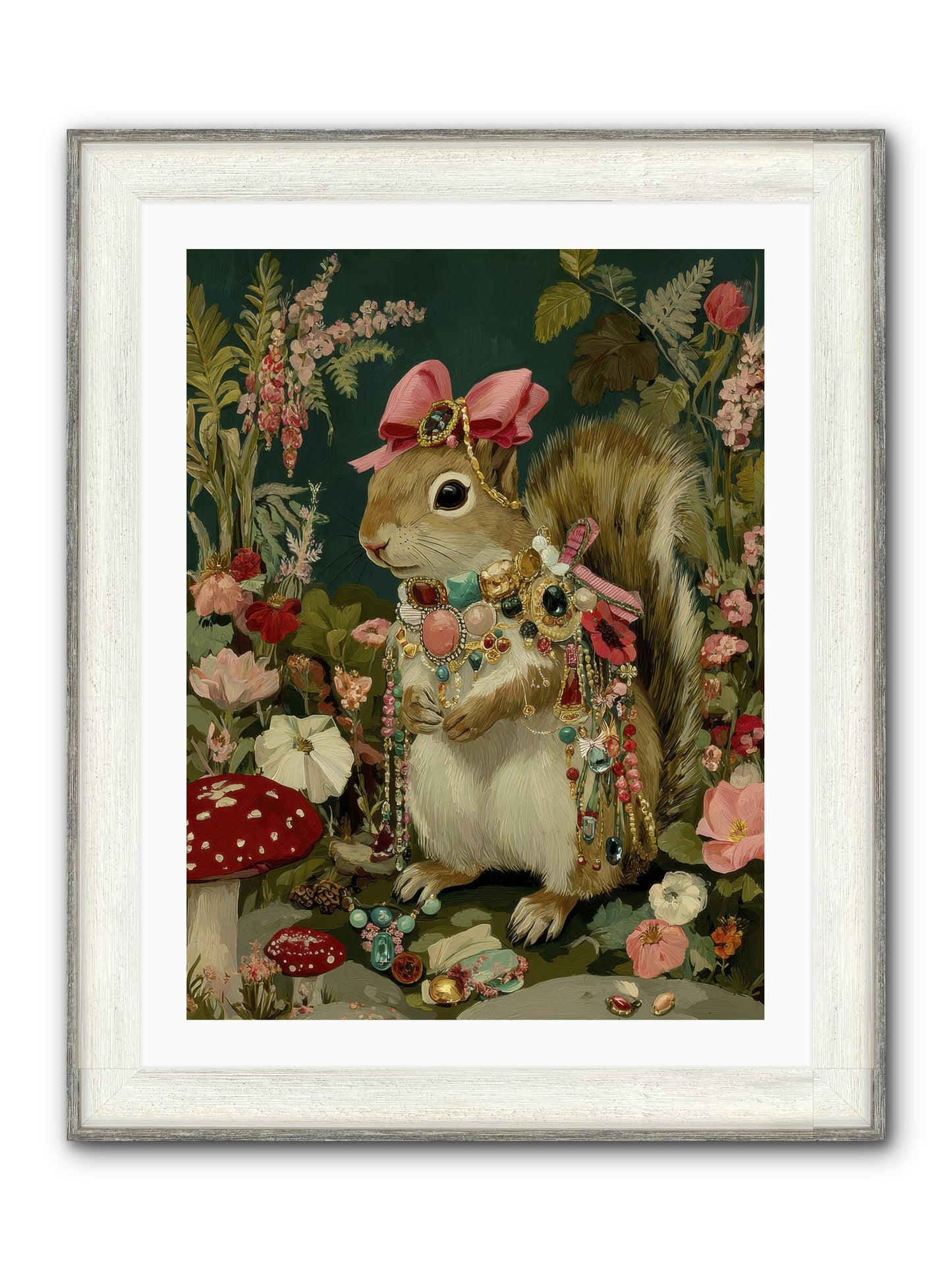 Pages From Quiet Corners No.1 Framed Print - Driftwood White 24x32
