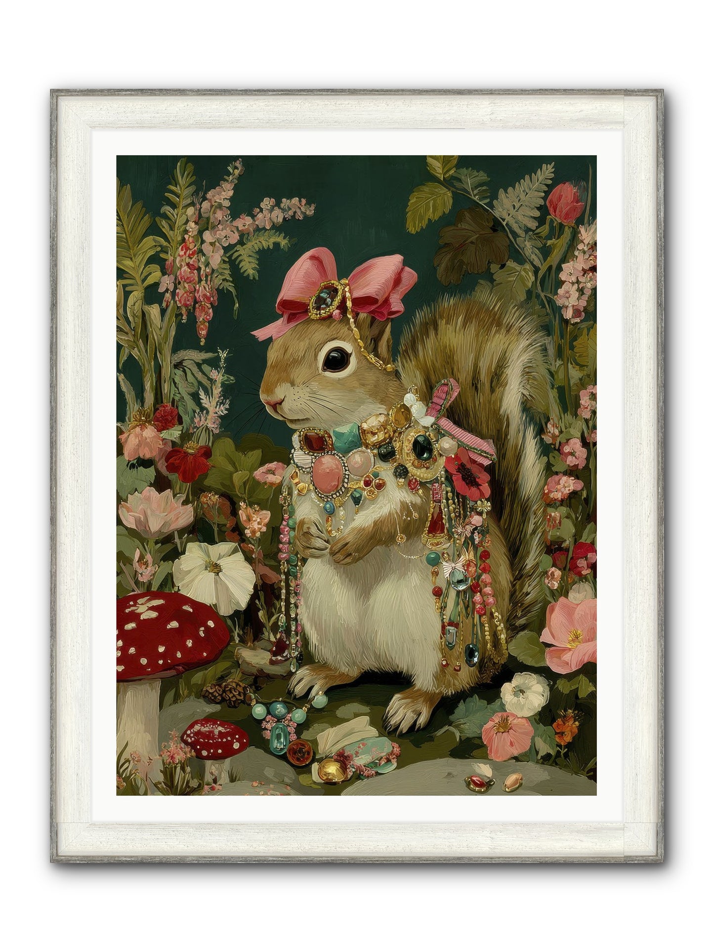 Pages From Quiet Corners No.1 Framed Print - Driftwood White 36x48