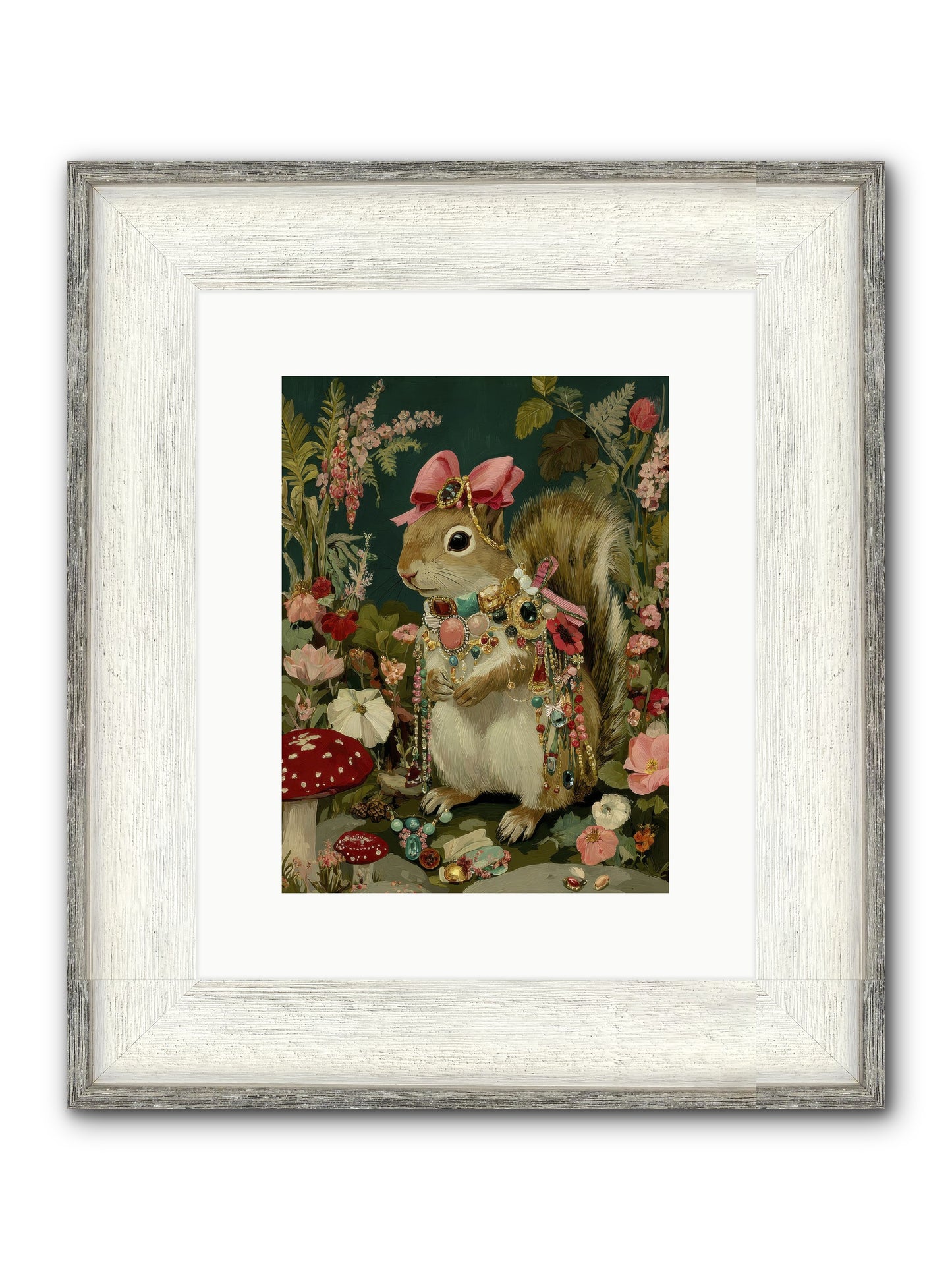 Pages From Quiet Corners No.1 Framed Print - Driftwood White 9x12