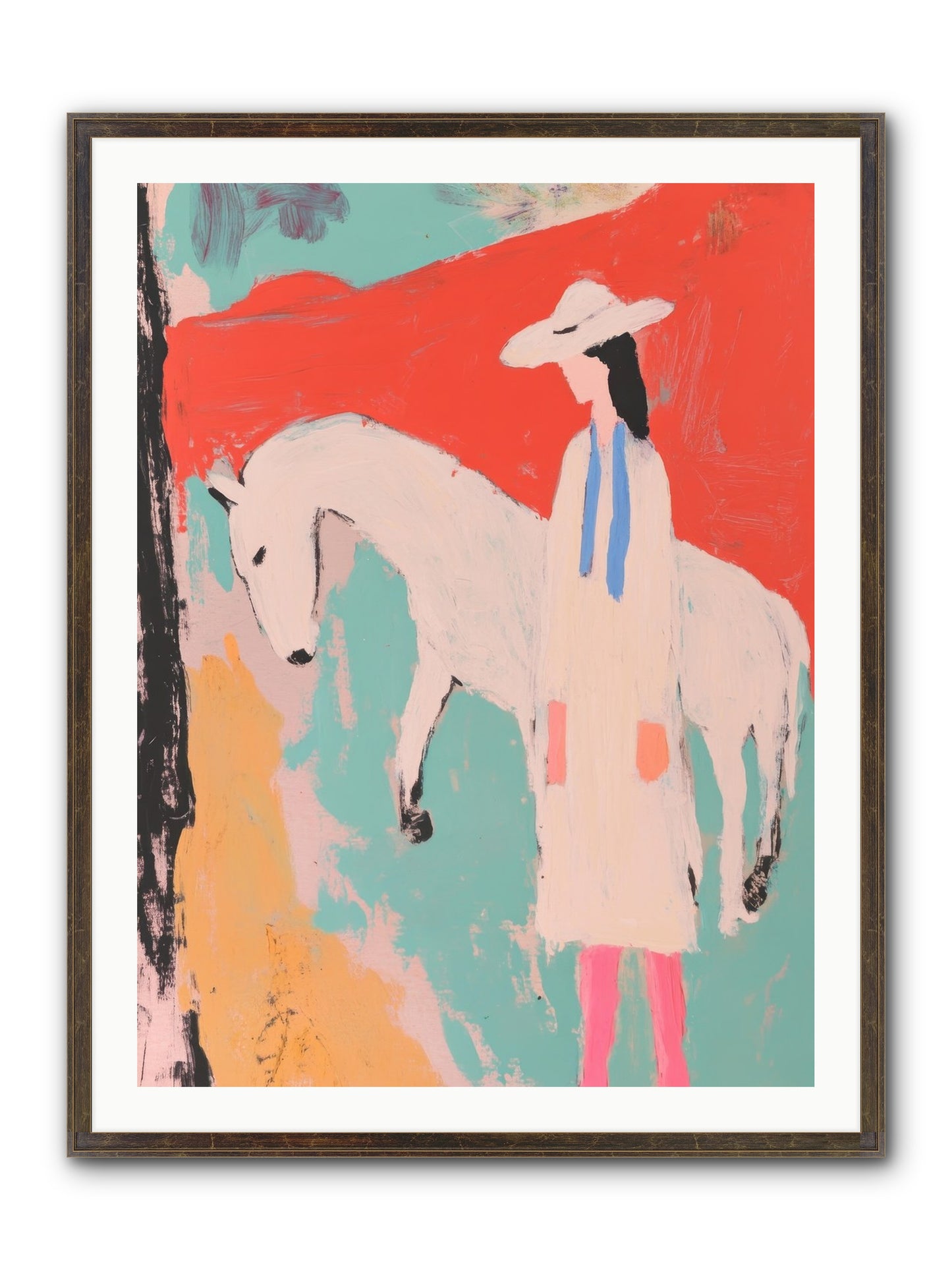 Painted Canyon Promise Framed Print - Slimwoods Black/Gold 30x40