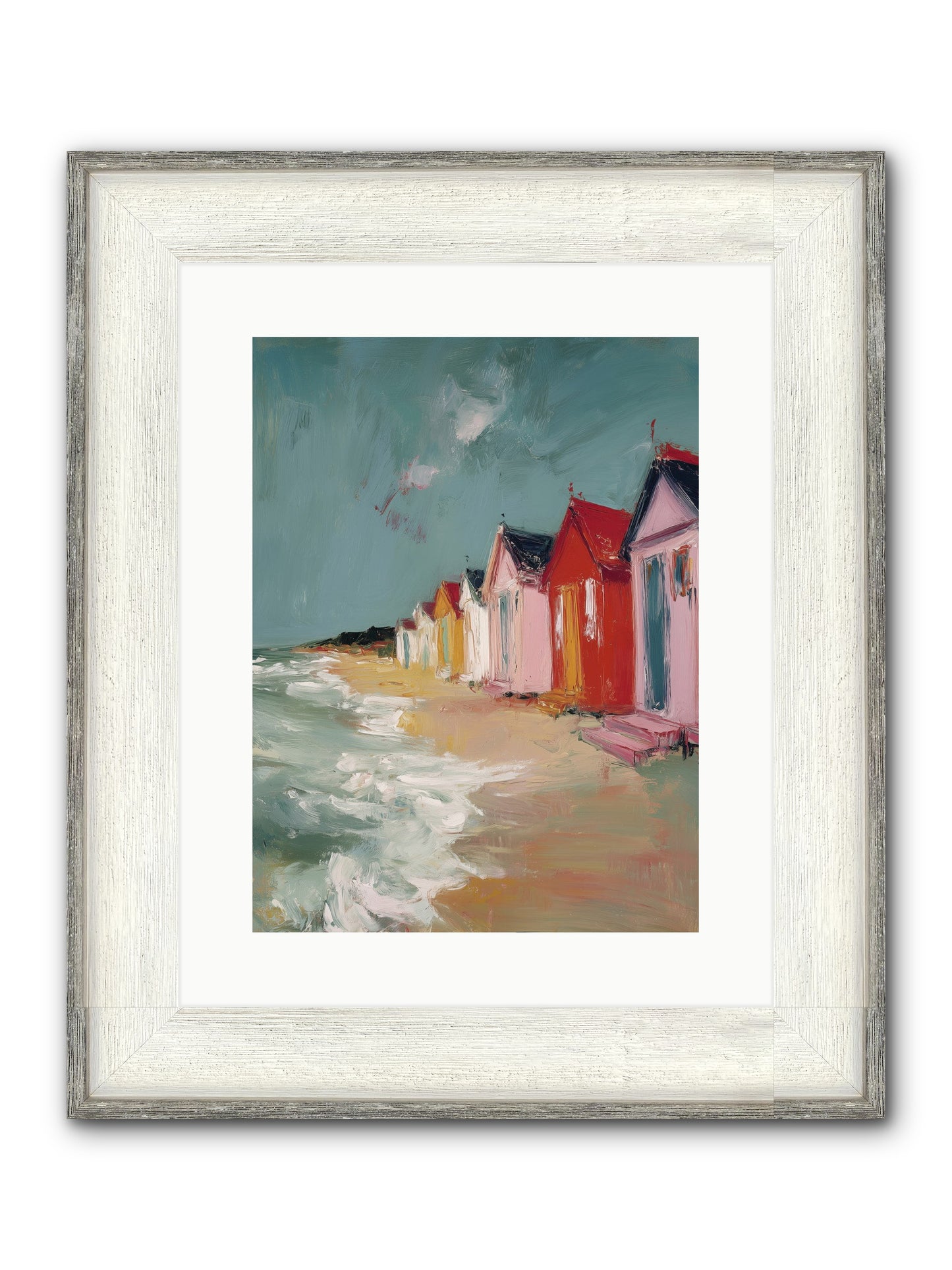 Painted Dreams Framed Print - Driftwood White 12x16