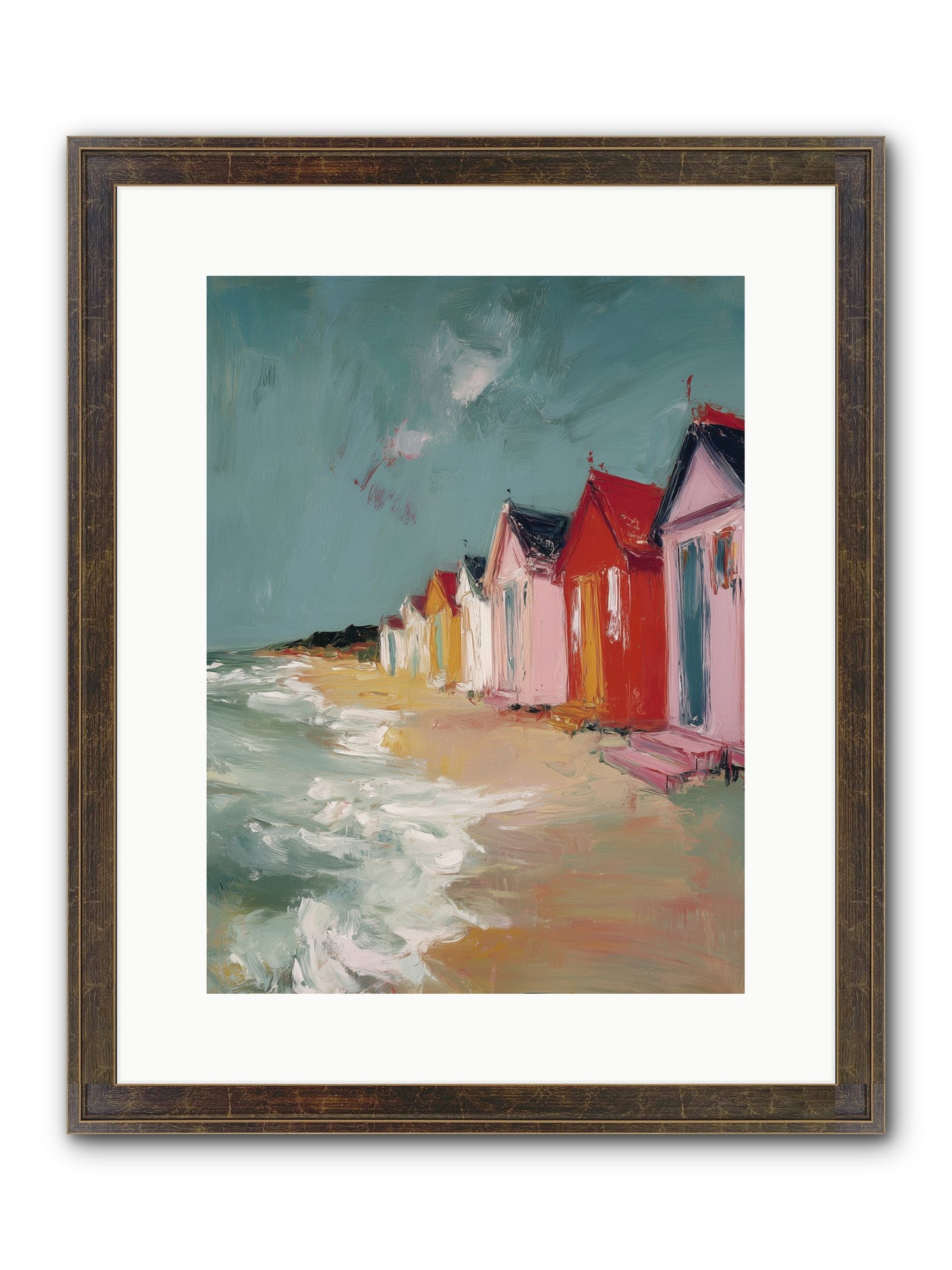Painted Dreams Framed Print - Slimwoods Black/Gold 12x16