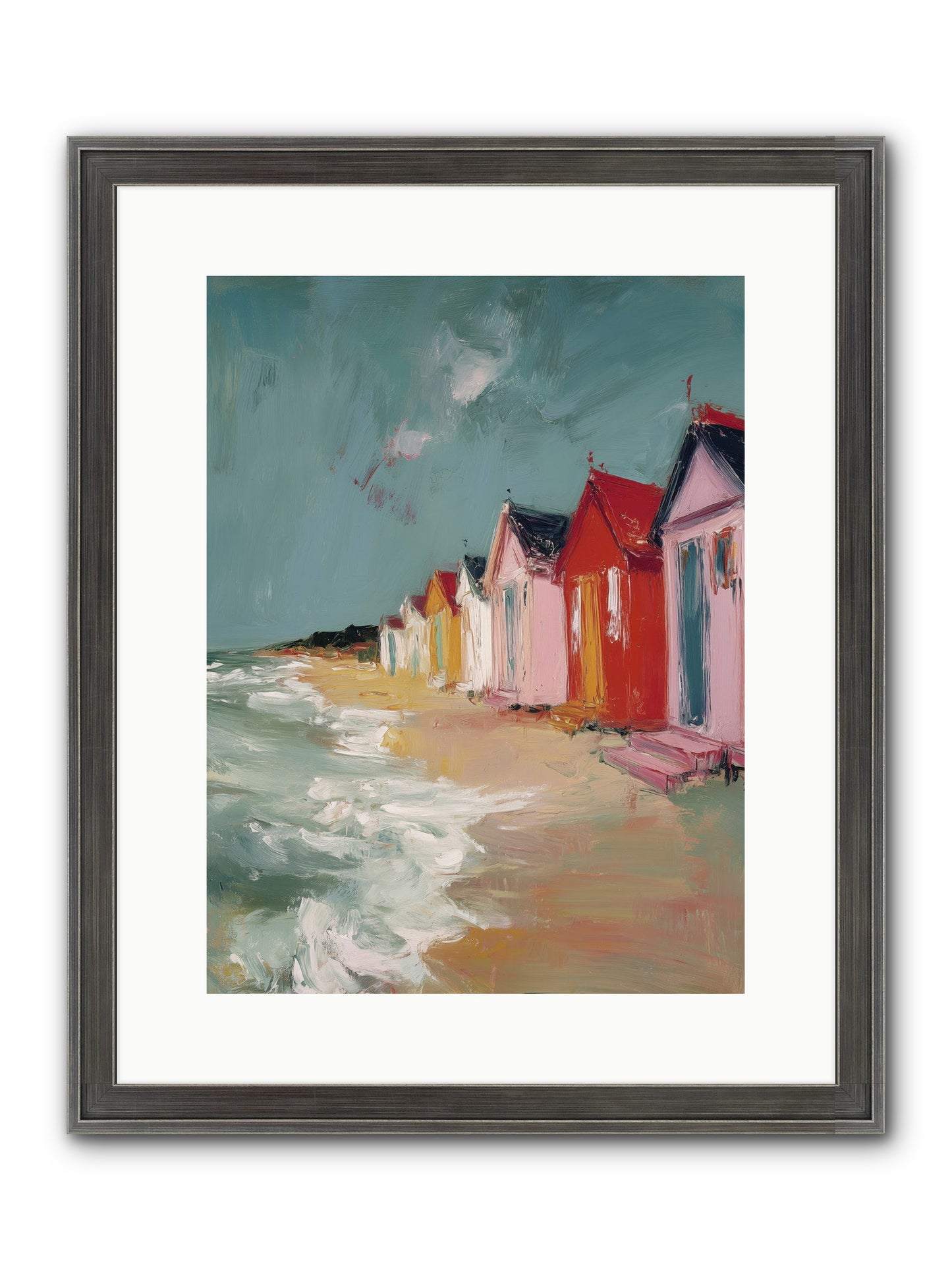 Painted Dreams Framed Print - Slimwoods Black/Silver 12x16