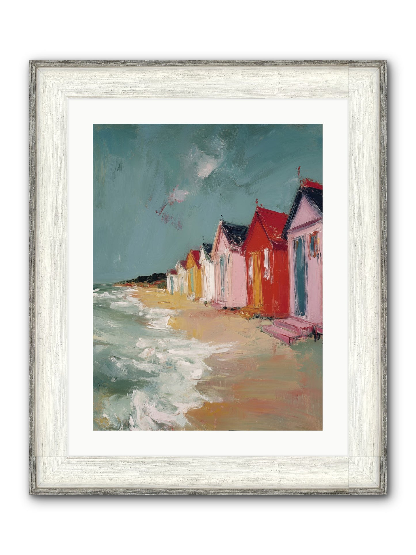 Painted Dreams Framed Print - Driftwood White 18x24
