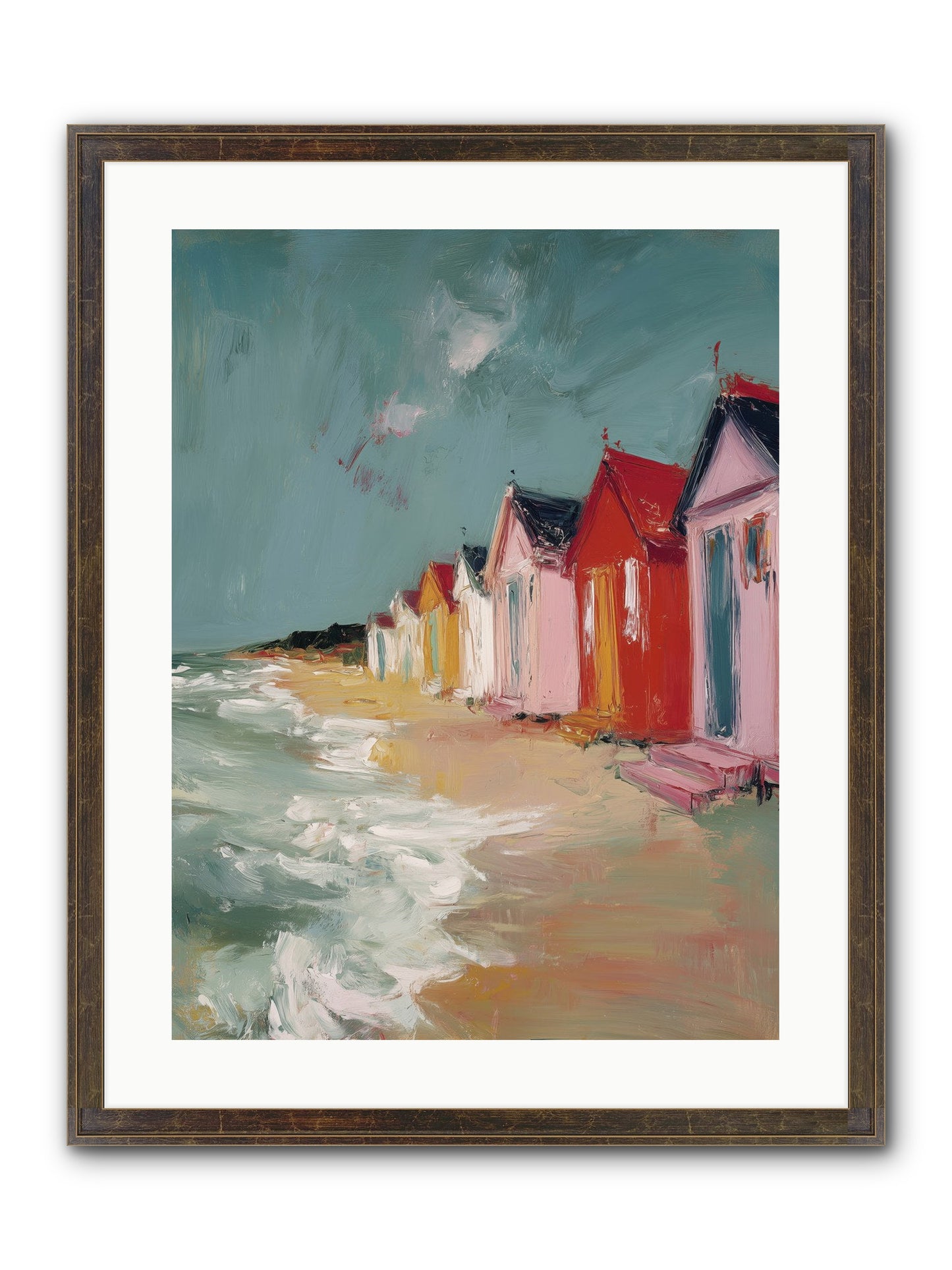 Painted Dreams Framed Print - Slimwoods Black/Gold 18x24