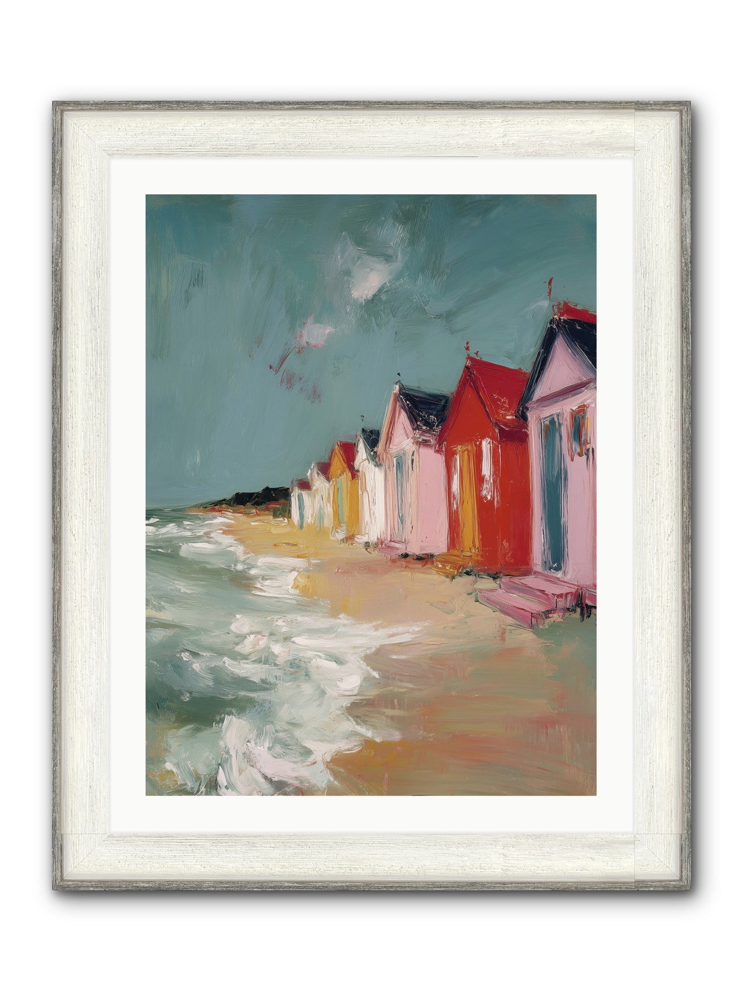Painted Dreams Framed Print - Driftwood White 24x32