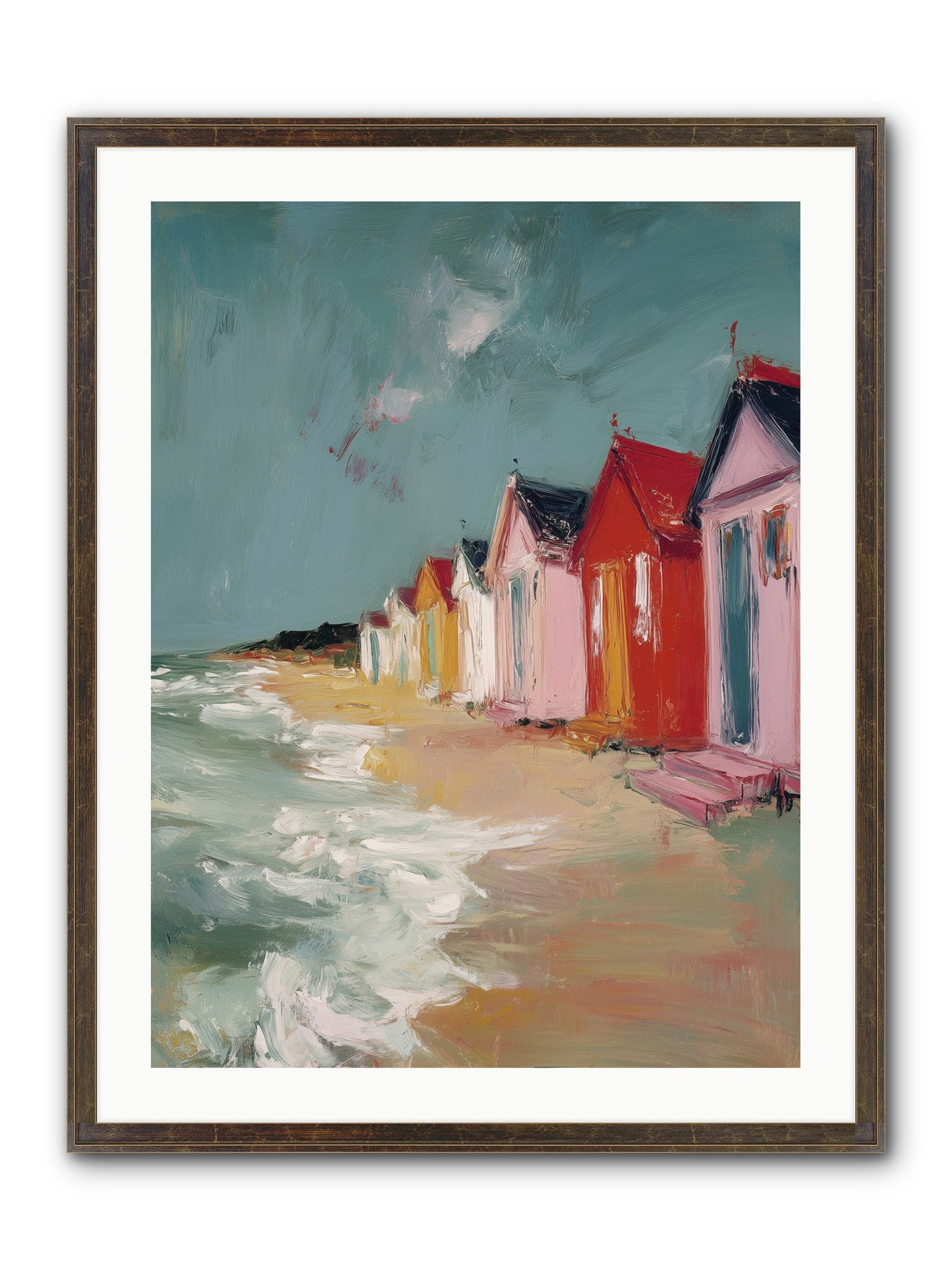 Painted Dreams Framed Print - Slimwoods Black/Gold 24x32