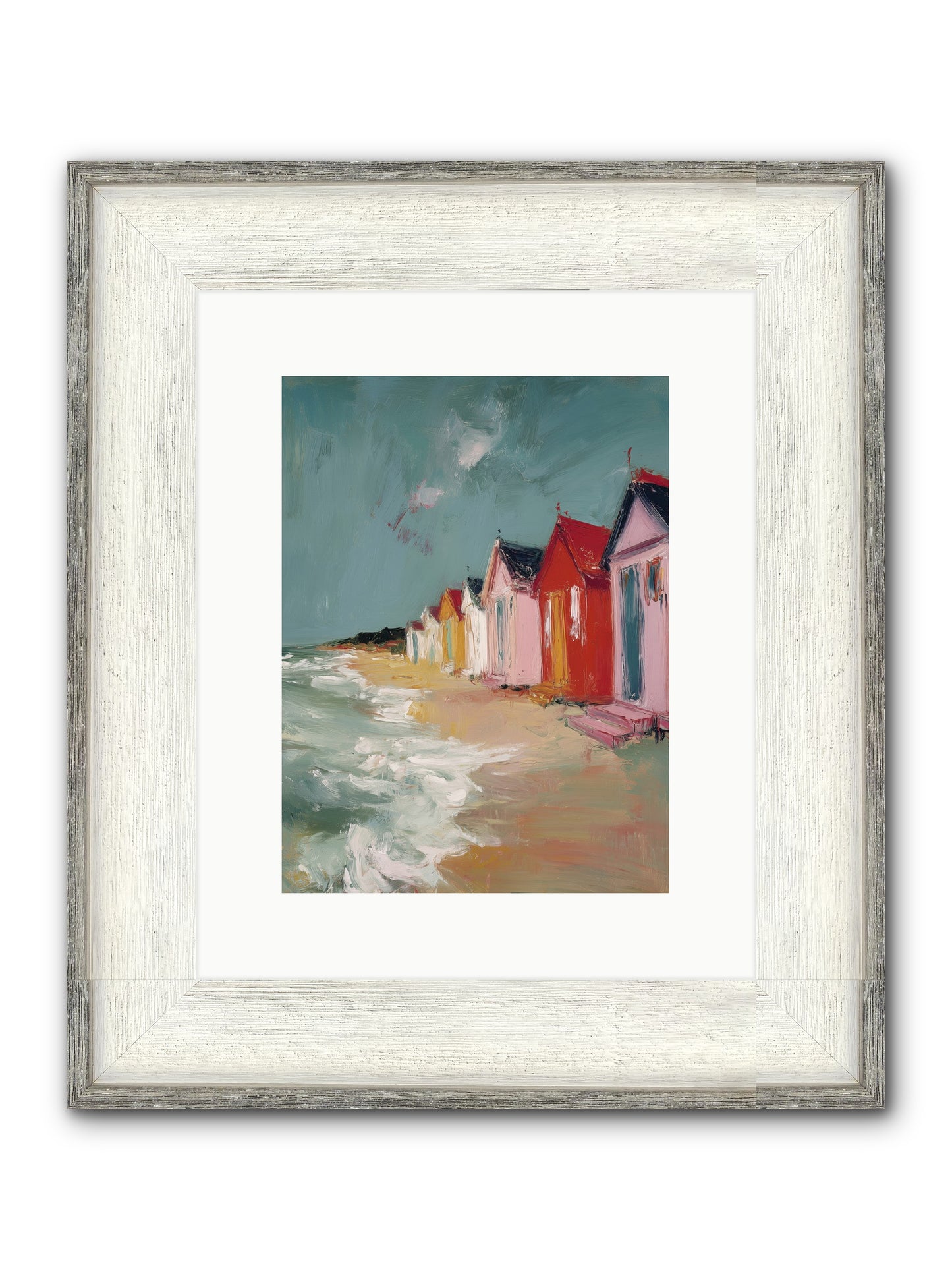 Painted Dreams Framed Print - Driftwood White 9x12