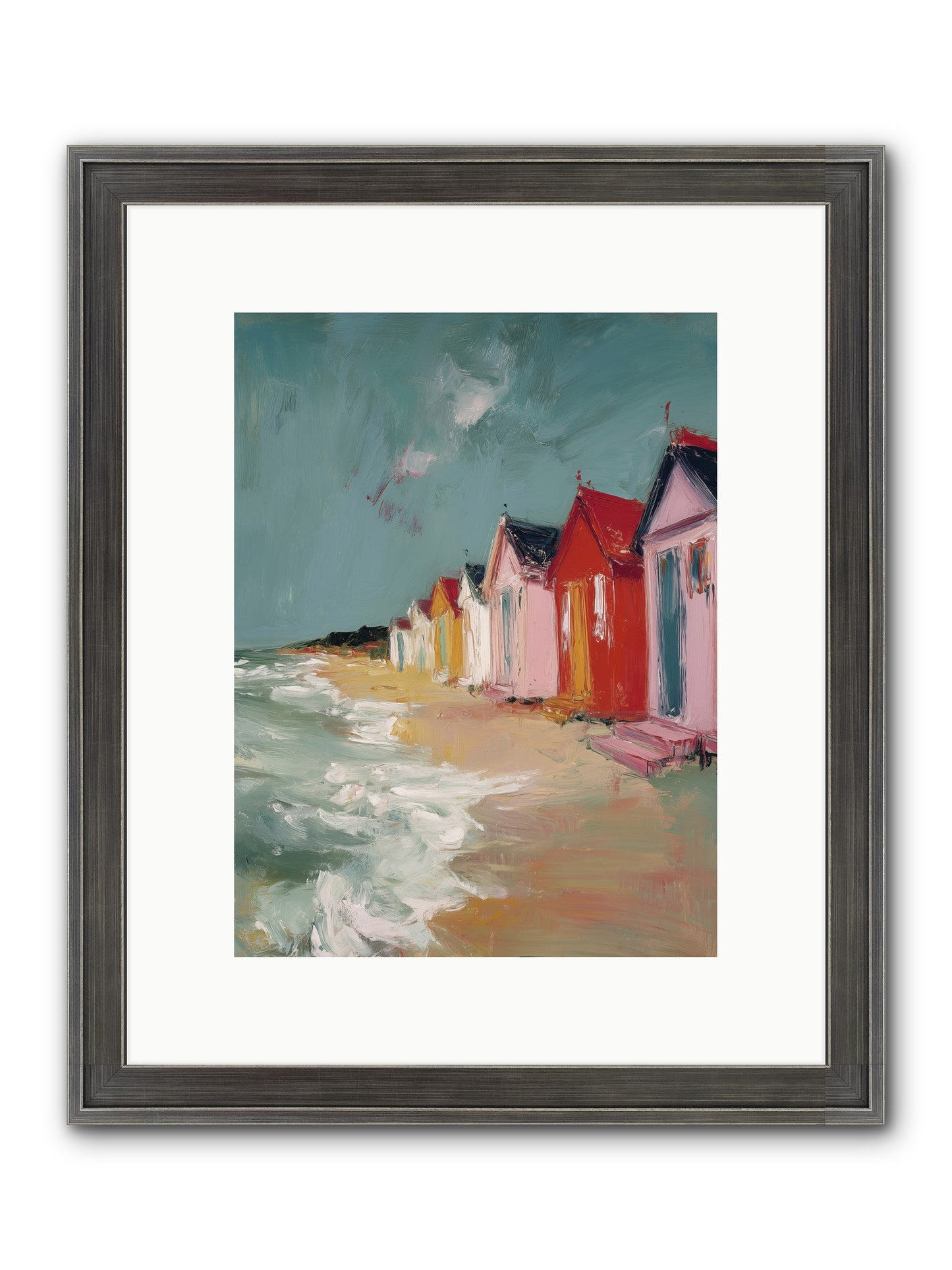 Painted Dreams Framed Print - Slimwoods Black/Silver 9x12
