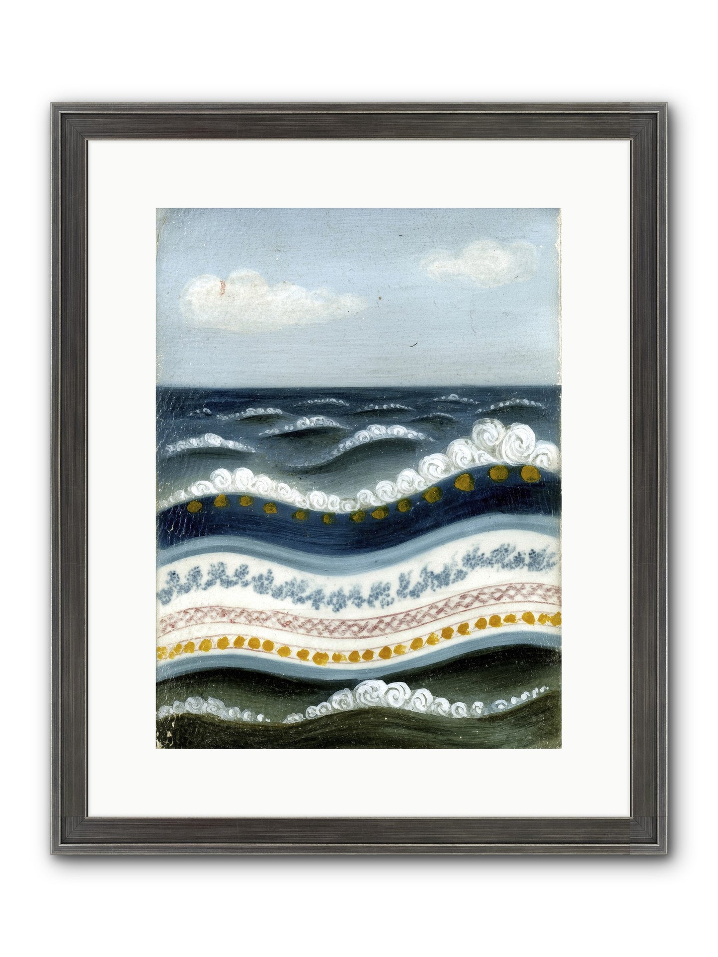 Painted Waters Framed Print - Slimwoods Black/Silver 12x16