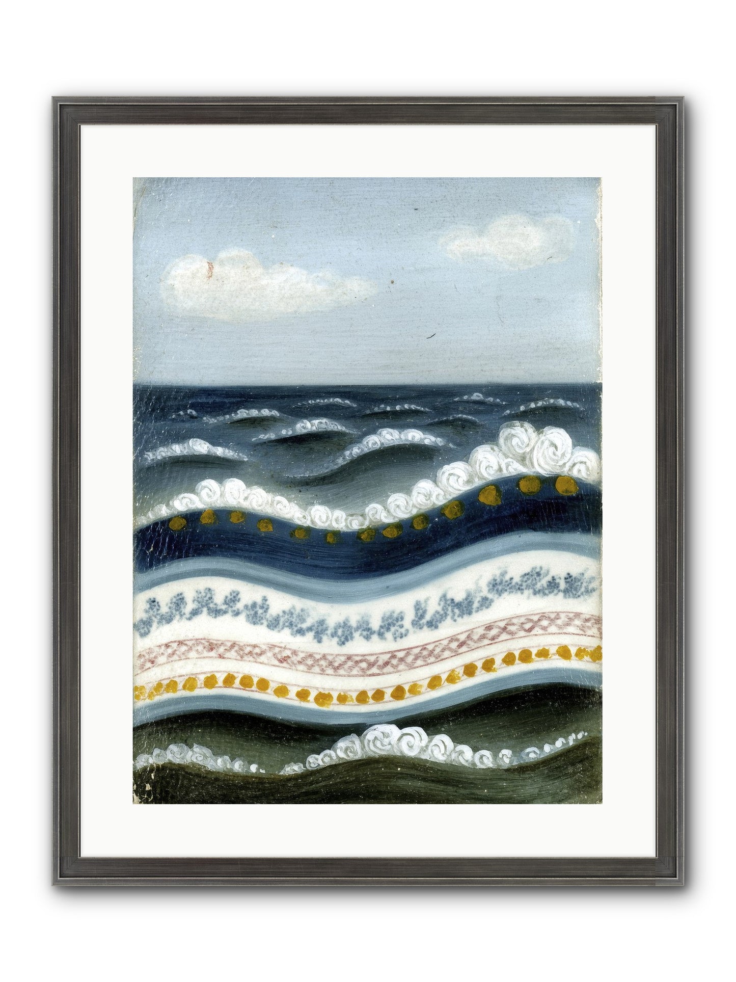 Painted Waters Framed Print - Slimwoods Black/Silver 18x24
