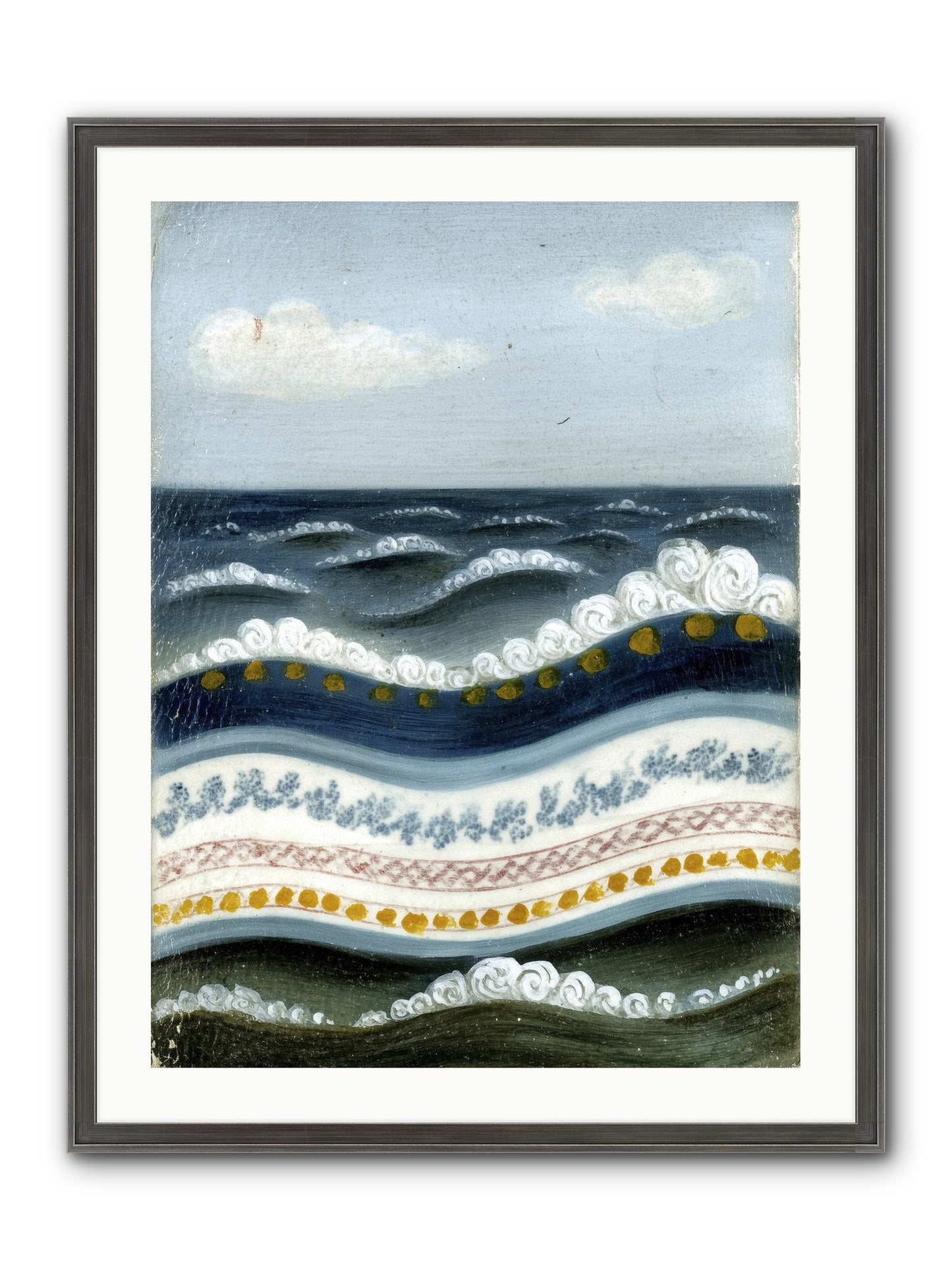 Painted Waters Framed Print - Slimwoods Black/Silver 24x32