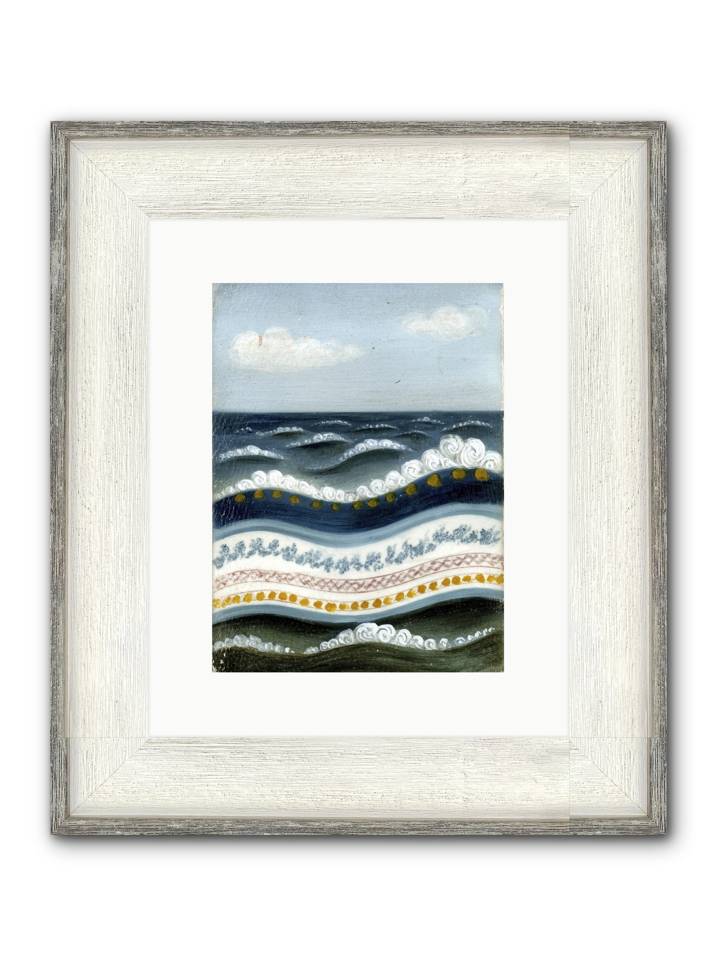Painted Waters Framed Print - Driftwood White 9x12